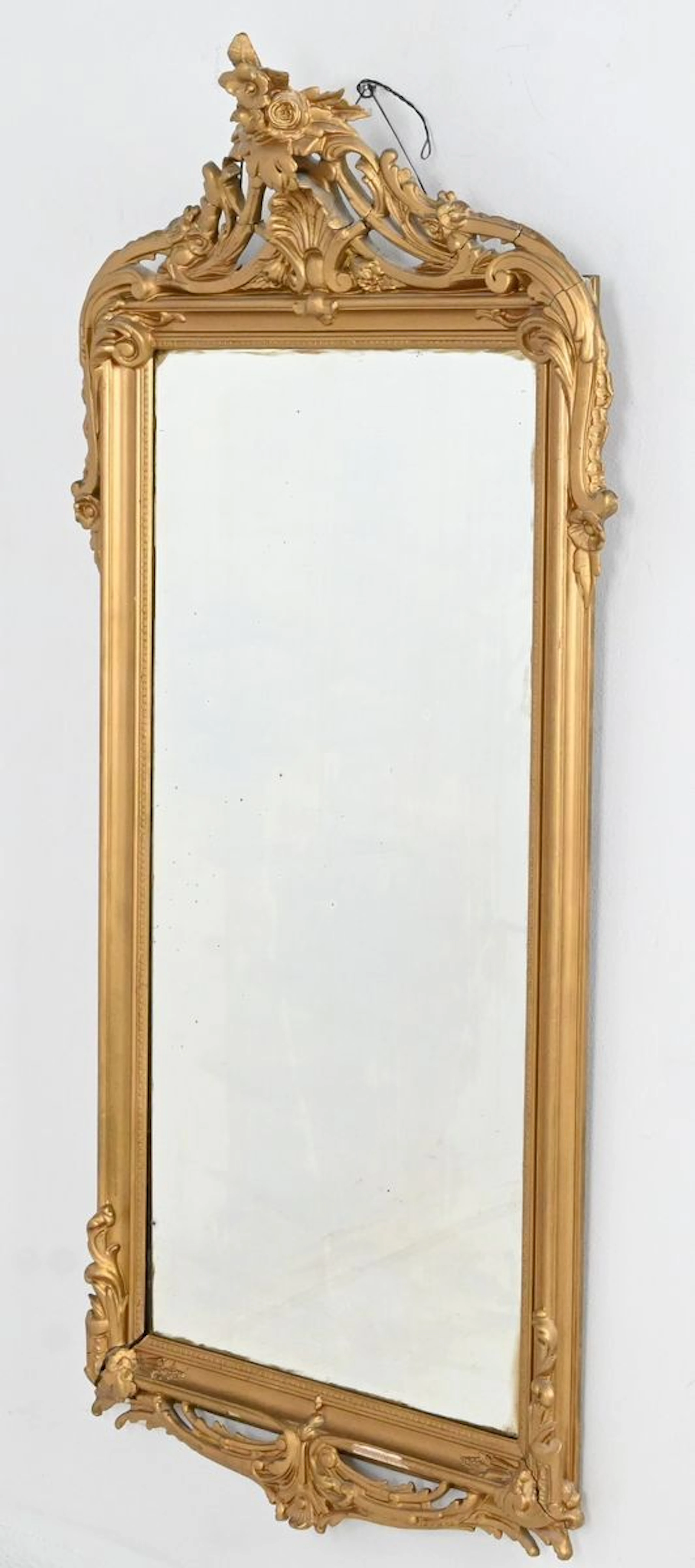 Spegel, guldmålad ram, 1800-tal
