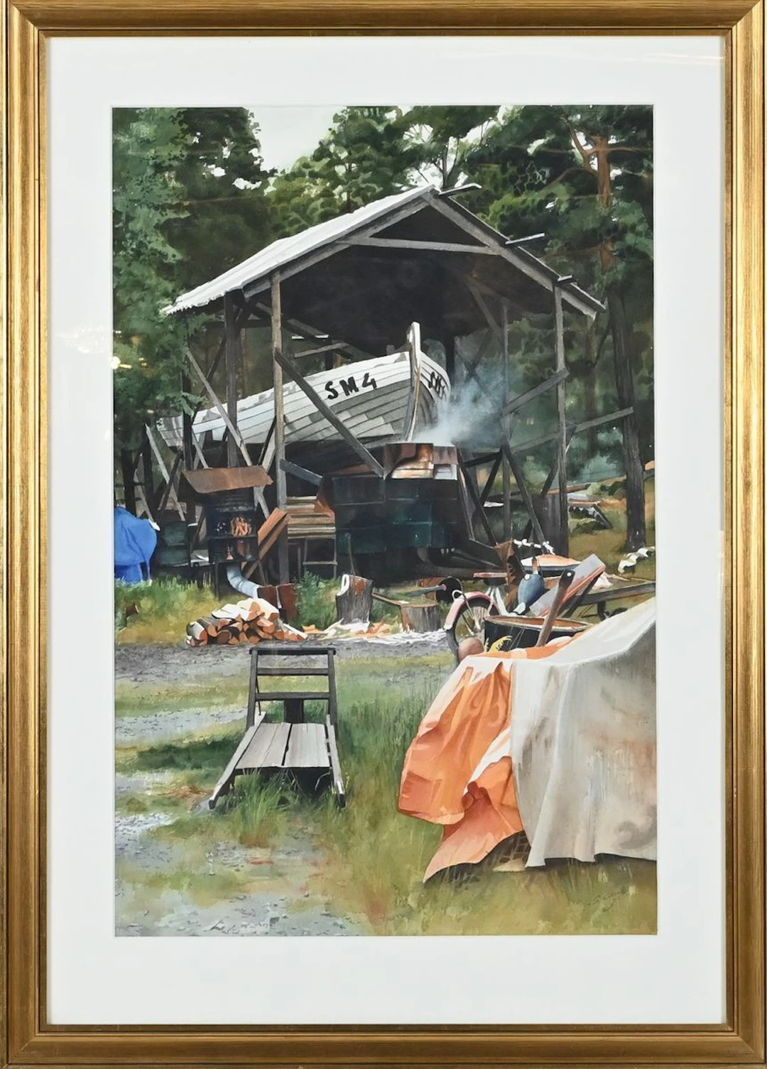 Stephen Clark, Akvarell