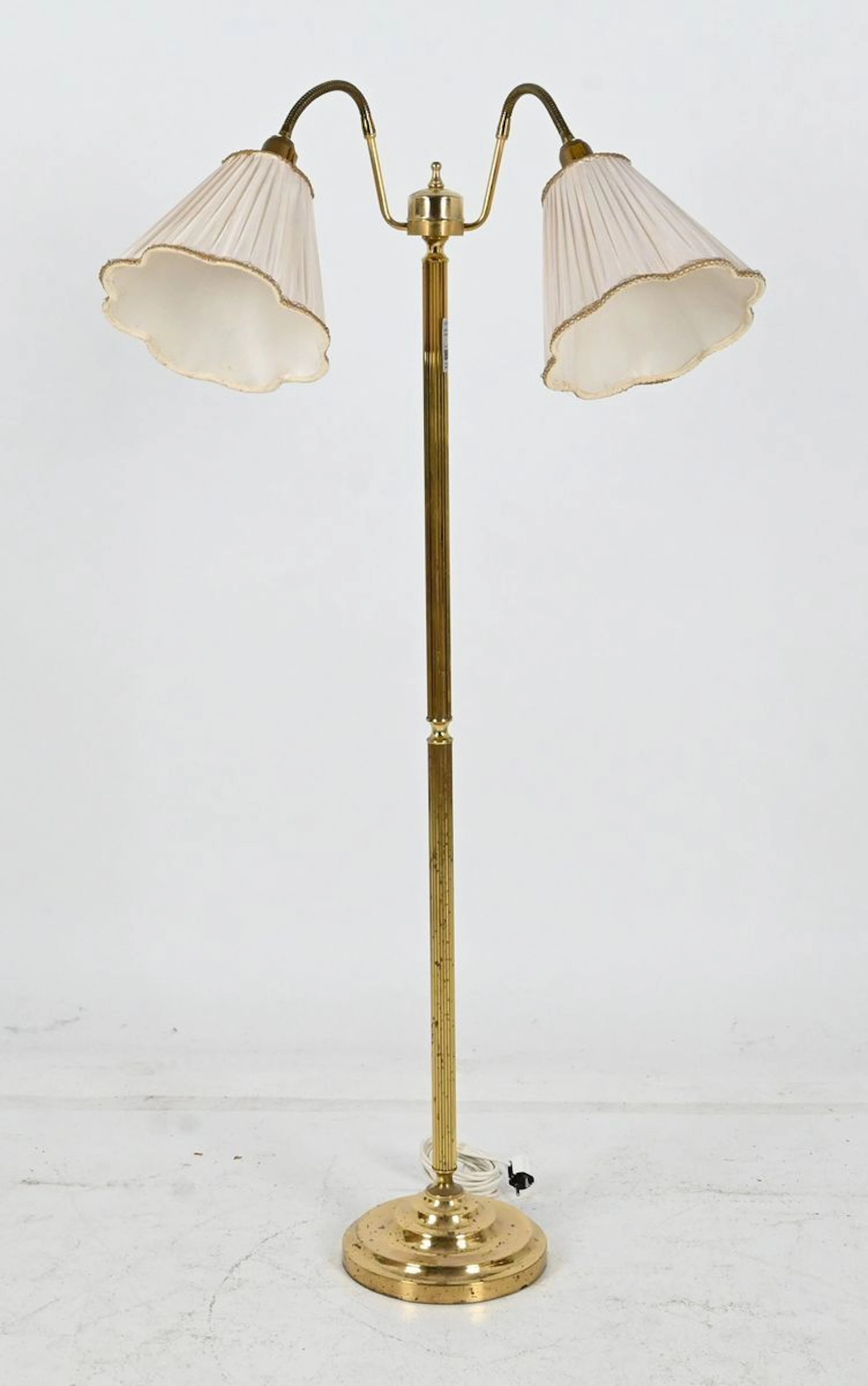 Golvlampa, mässing