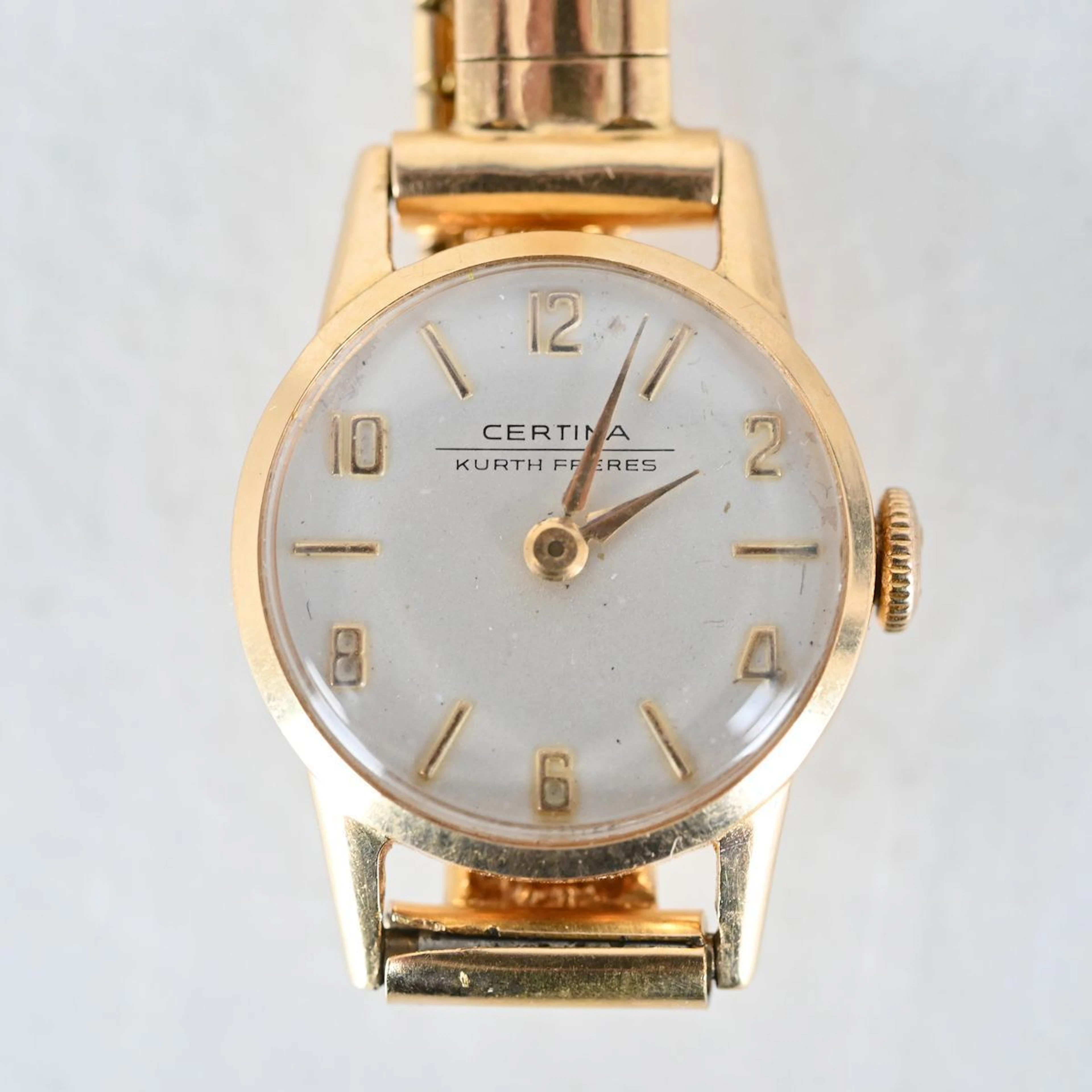 Certina Kurth Freres, Damur 18K med armband 18K