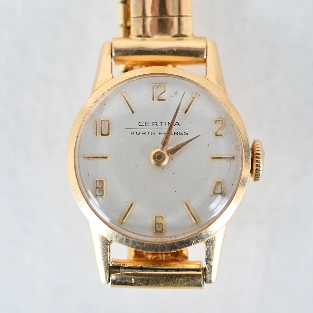 Certina Kurth Freres, Damur 18K med armband 18K