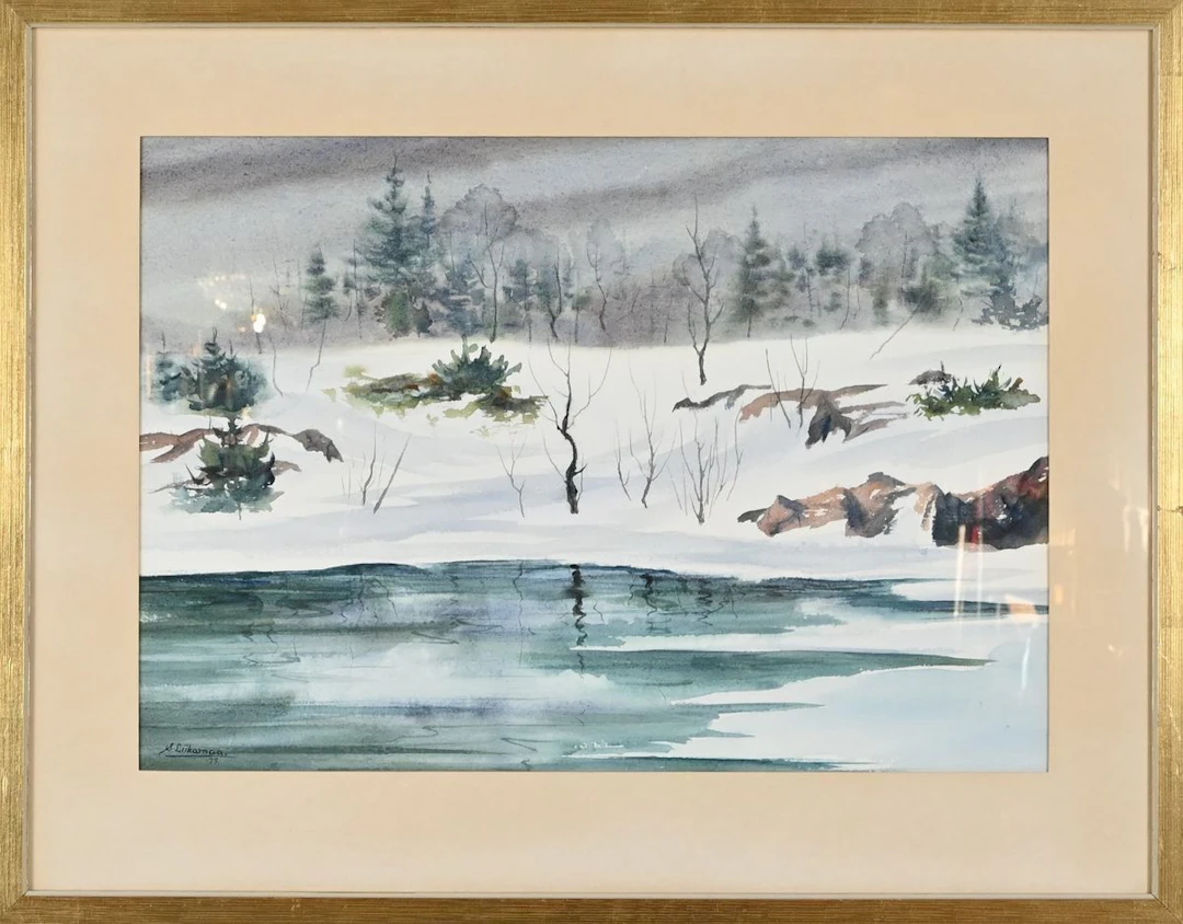Sven Liikamaa, Akvarell, 1977