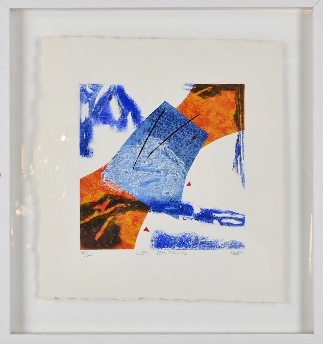 Bernard Alligand, Etsning "Les Embruns", nr och signerad