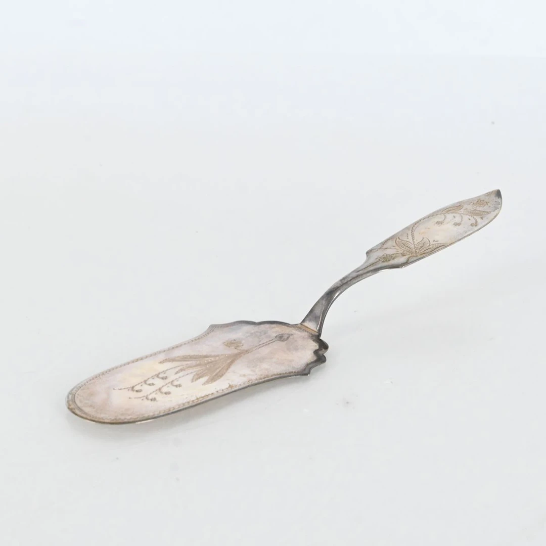 Tårtspade, Tornedal / finnmyrten, silver