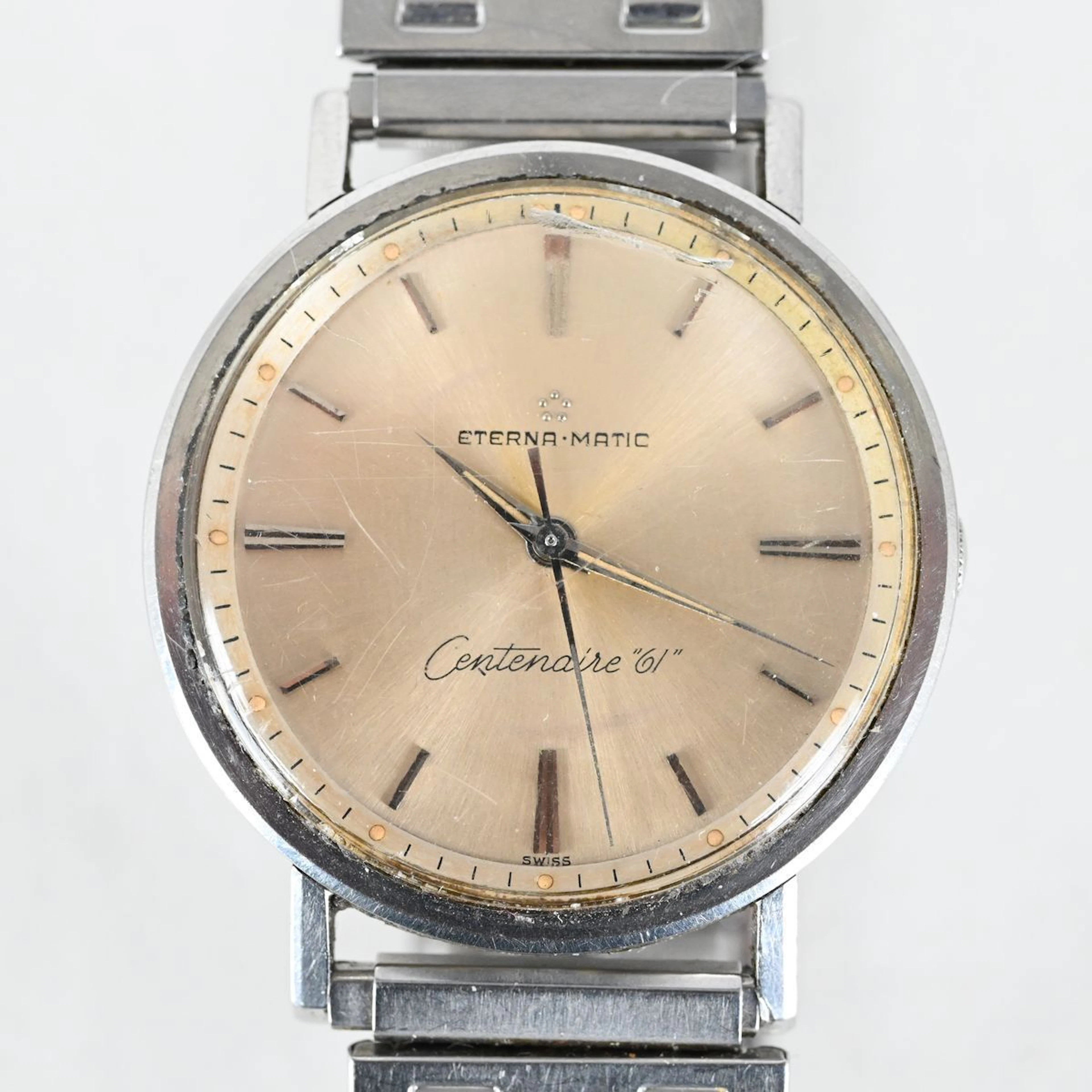 Herrur, Eterna-matic, Centenaire "61", automatisk, 1960-tal