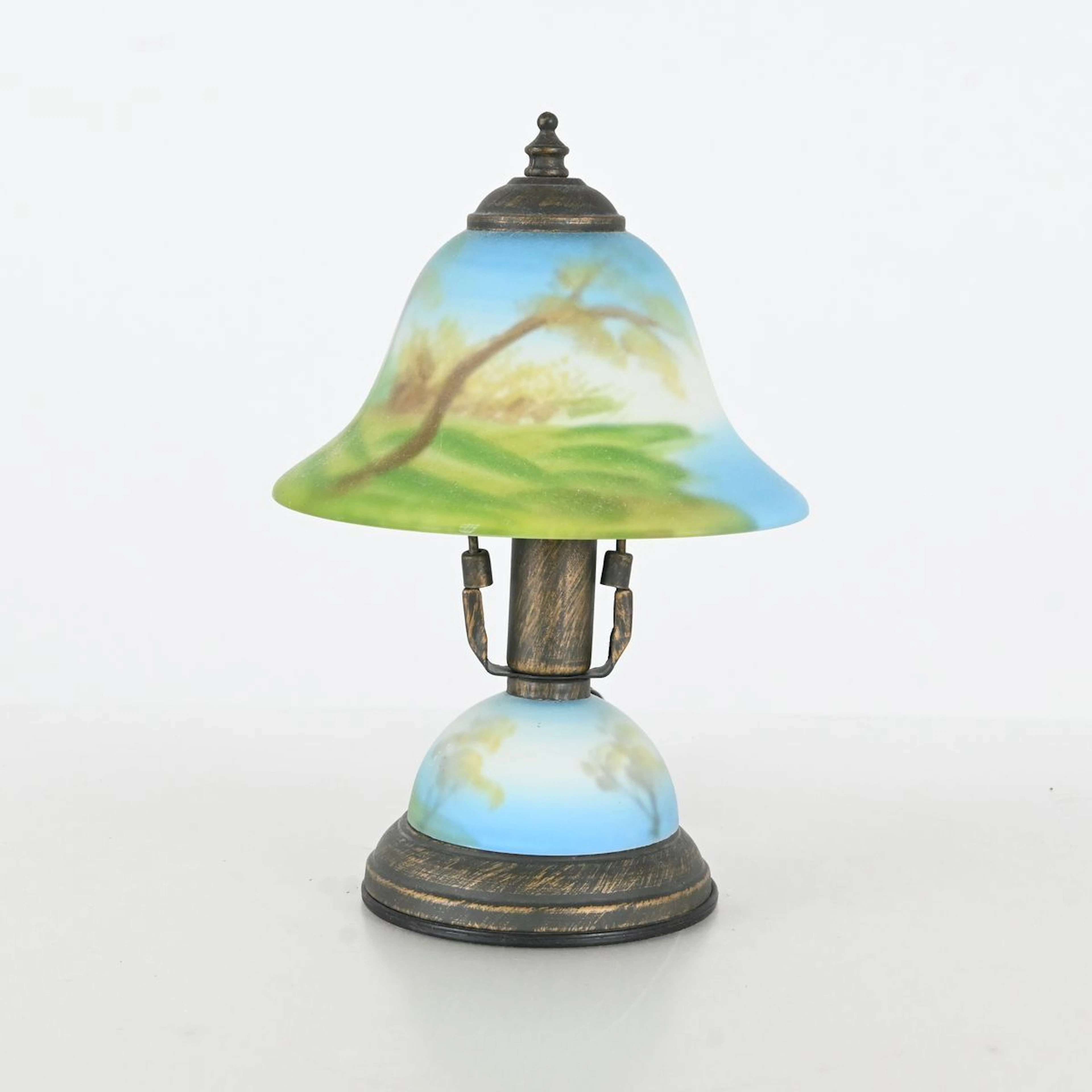 Bordslampa, konstglas