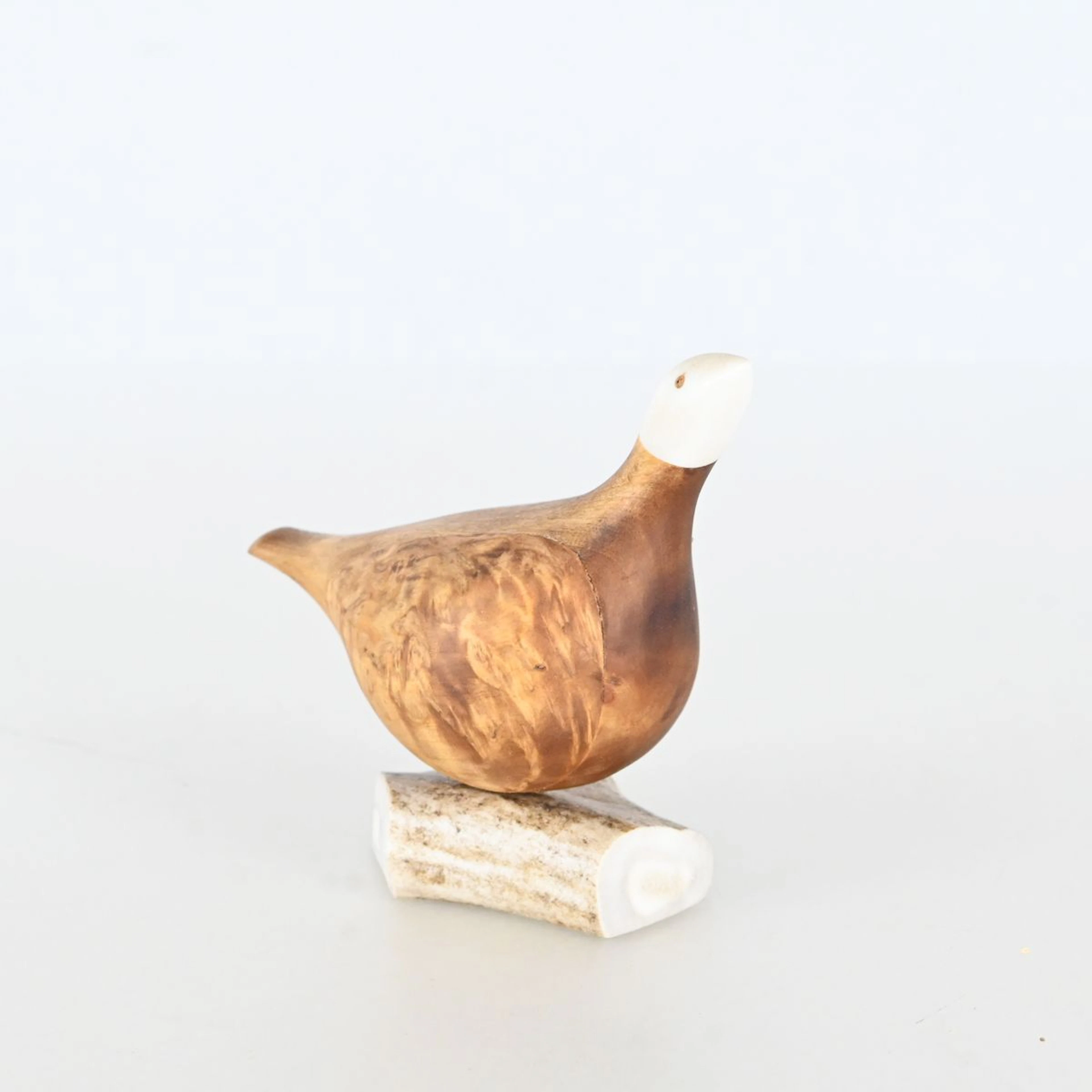 Lars Levi Sunna, Skulptur "Ripa", Trä och horn, osignerad