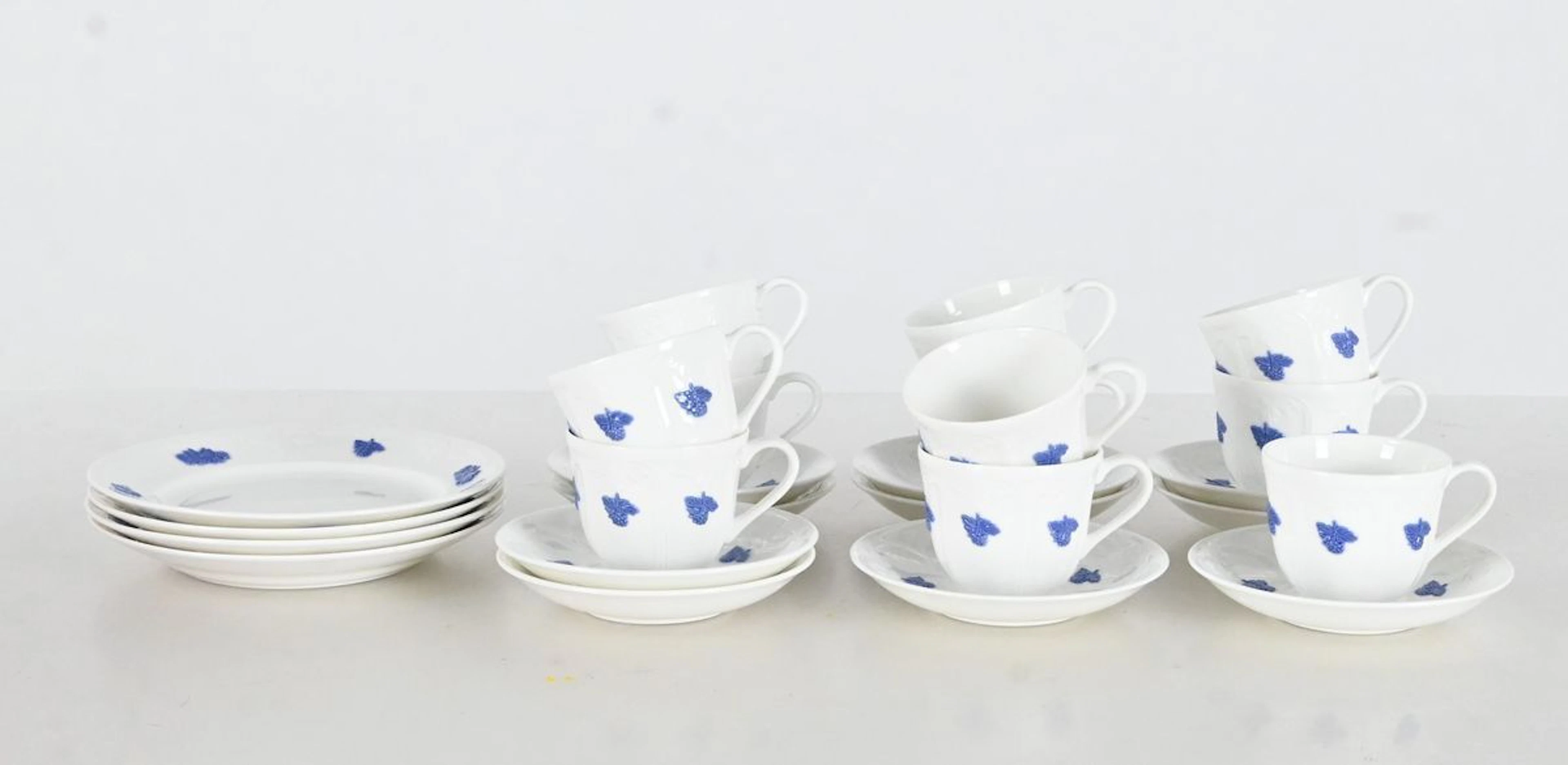 Kaffeservis "Blå blom", Gustavsberg