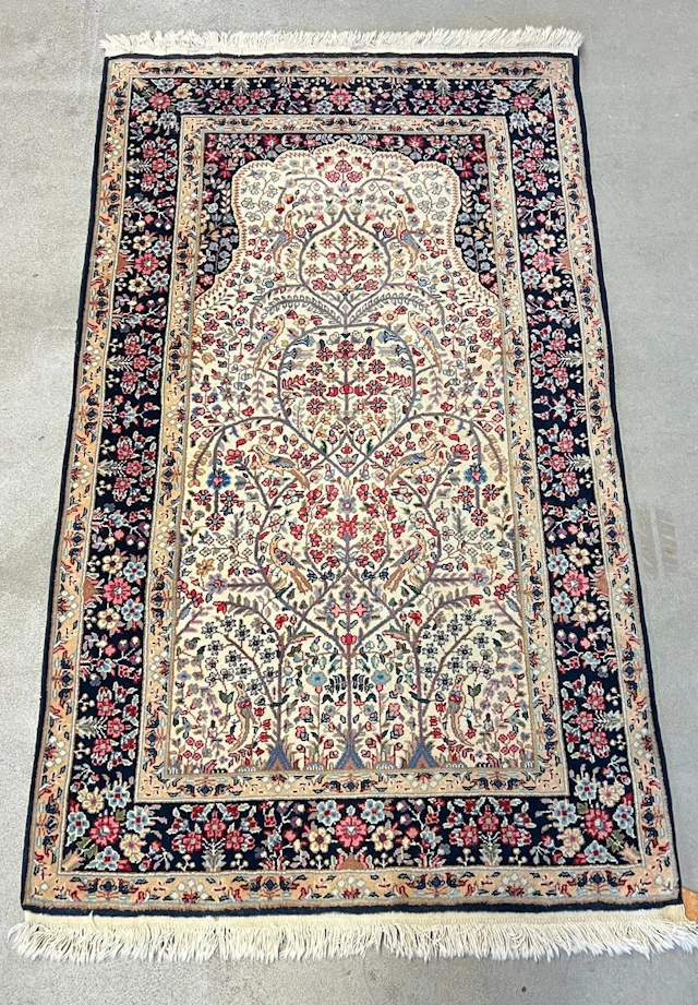 Orientalisk äkta matta, Han Kung Kirman Lavar, Kina