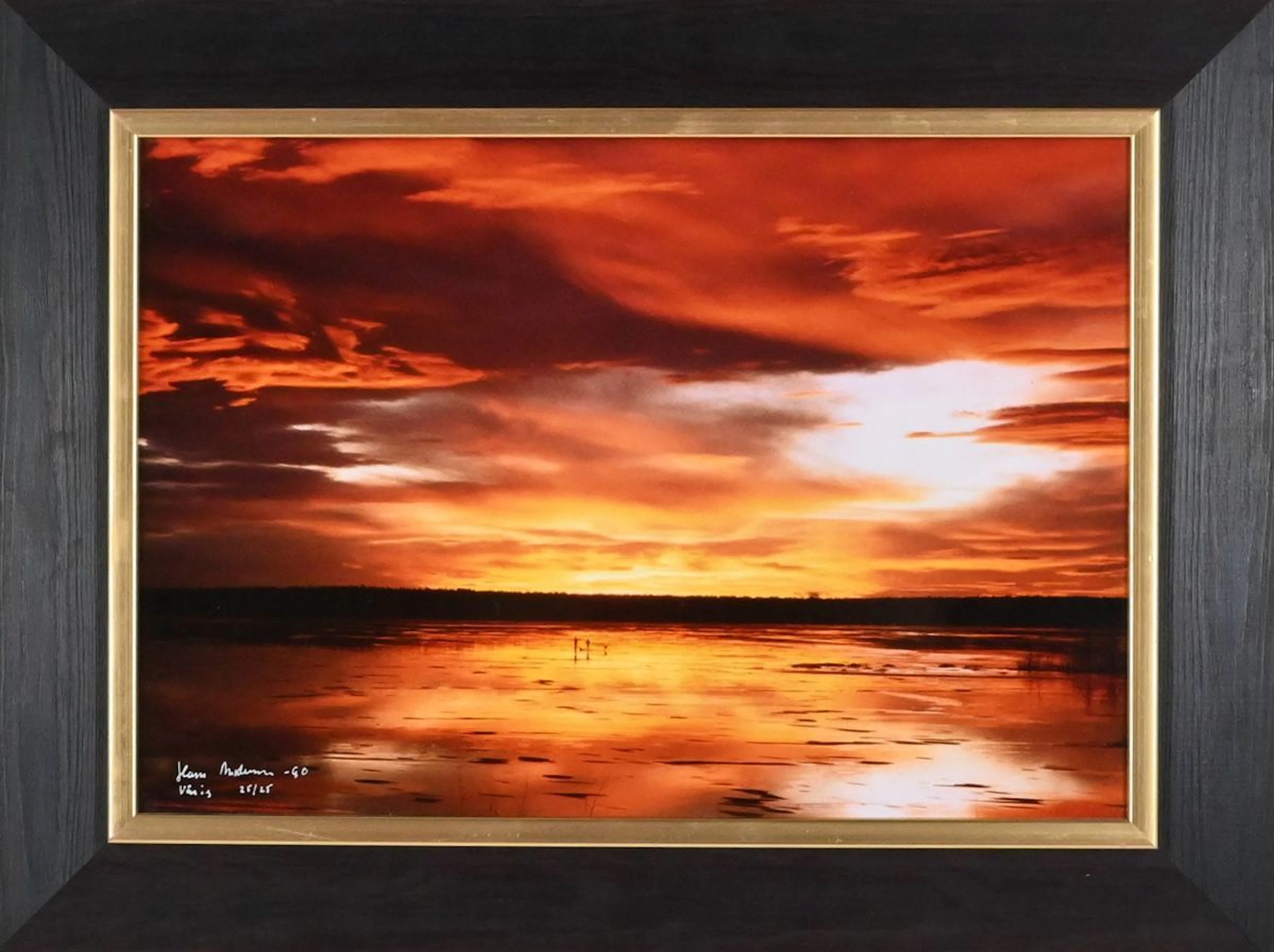 Hans Andersson, Tavla fototryck "Våris", Signerad och nr, 1990