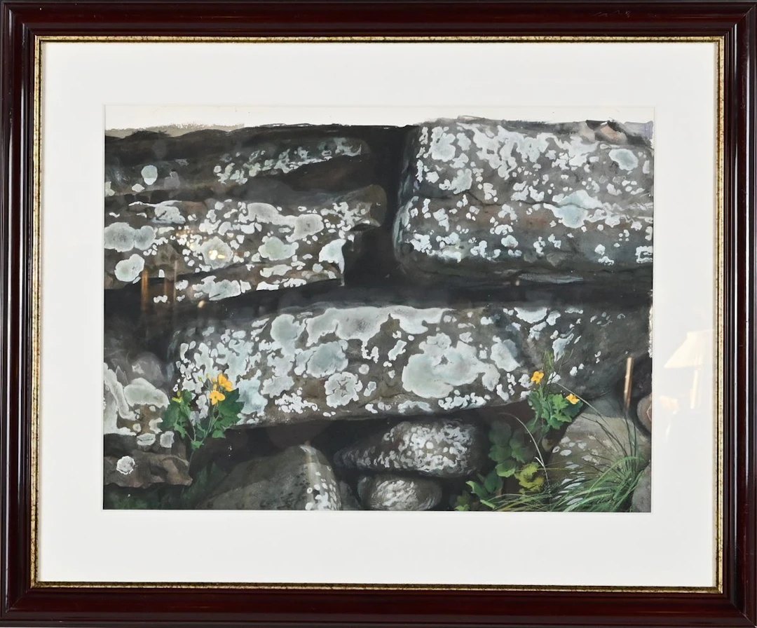 Stephen Clark, Akvarell, signerad