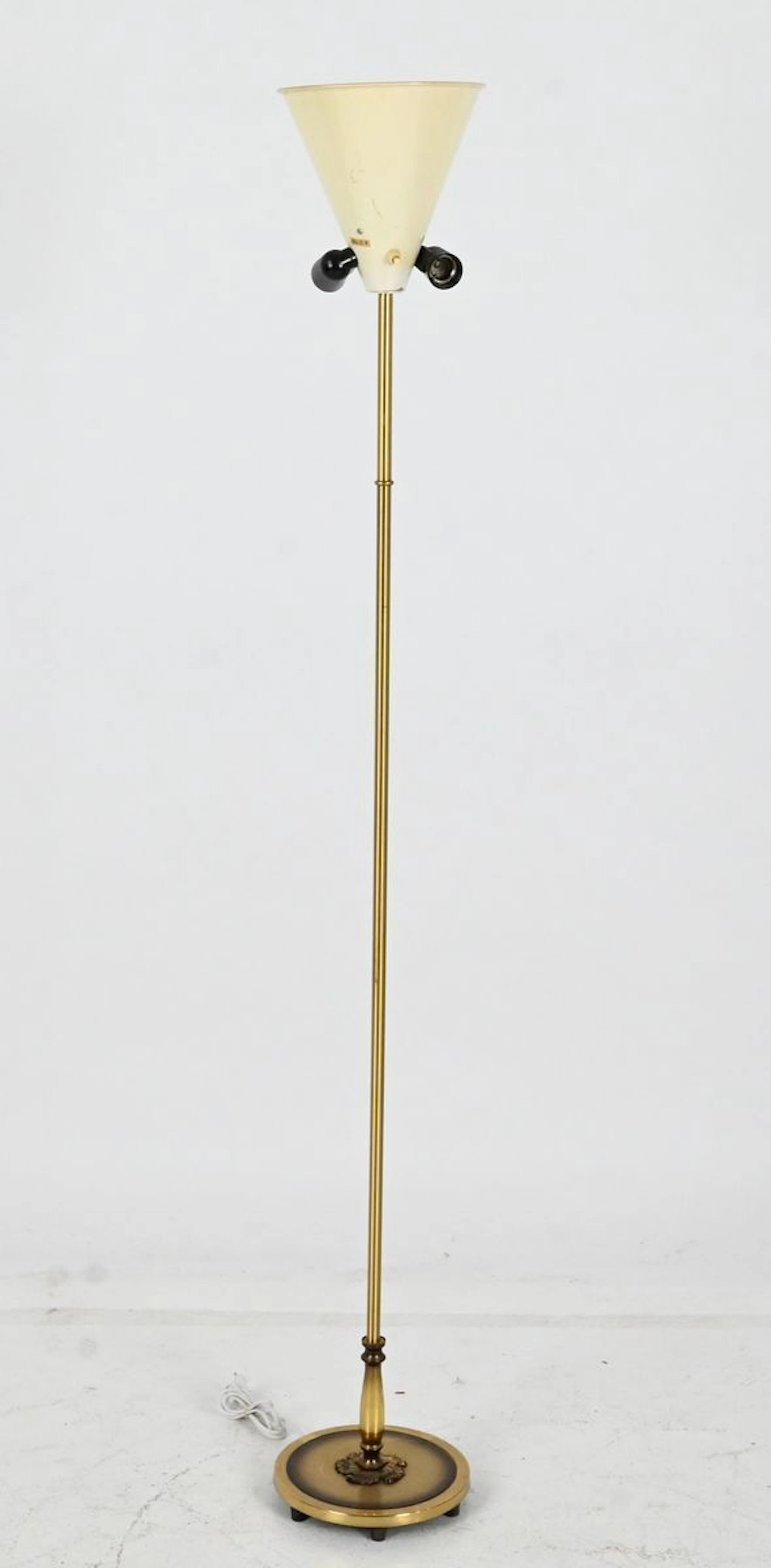 Lampfot, golvalampa, mässing