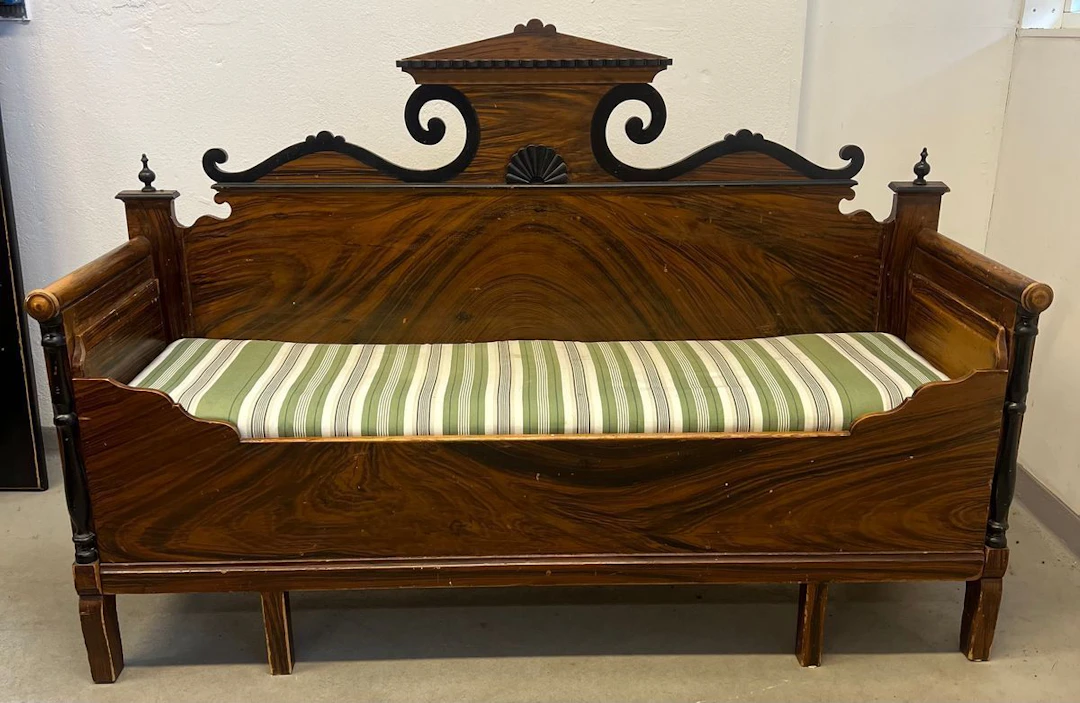 Gustavianare / Träsoffa, Ådringsmålad, 1800/1900 tal