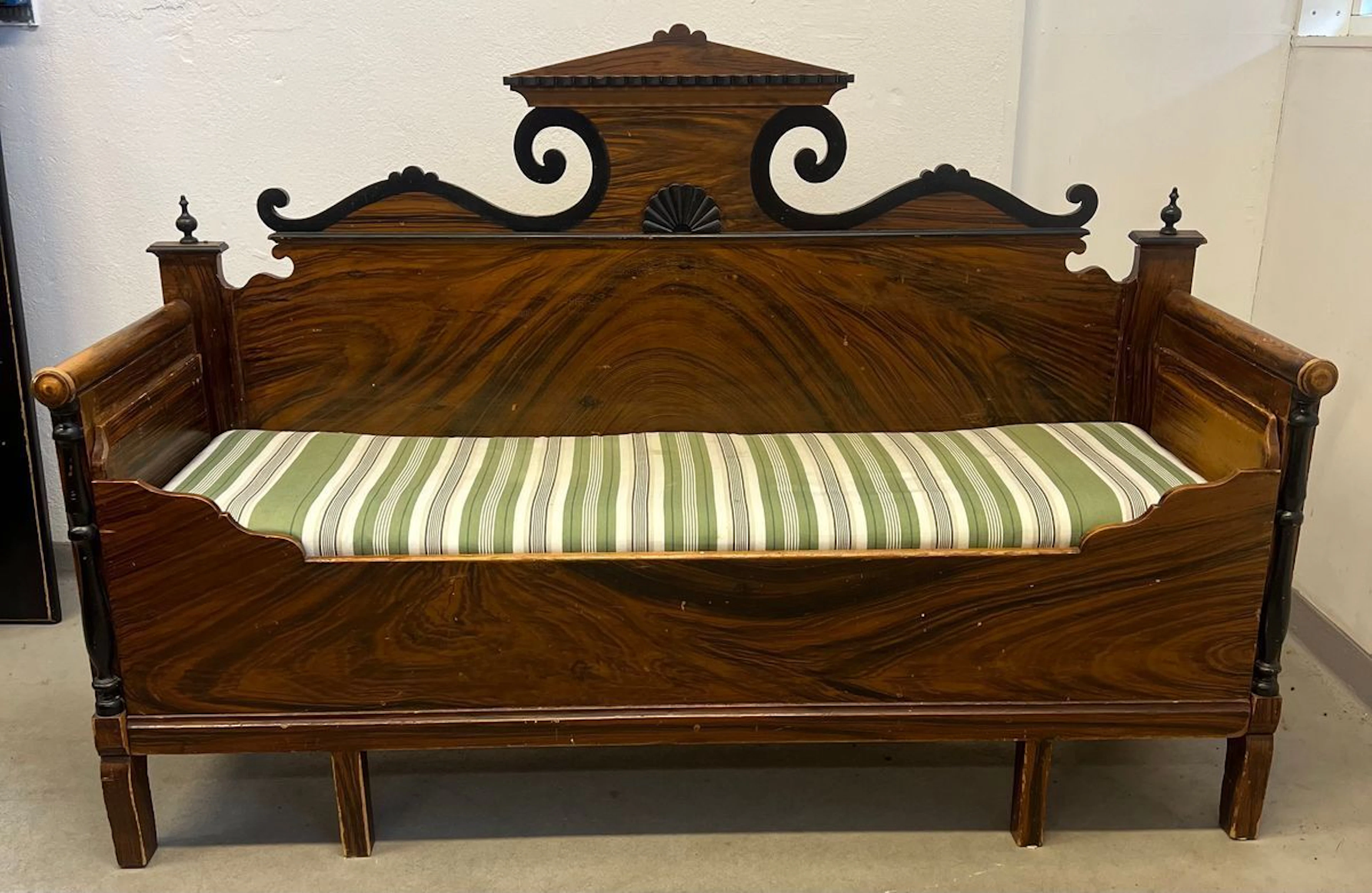 Gustavianare / Träsoffa, Ådringsmålad, 1800/1900 tal