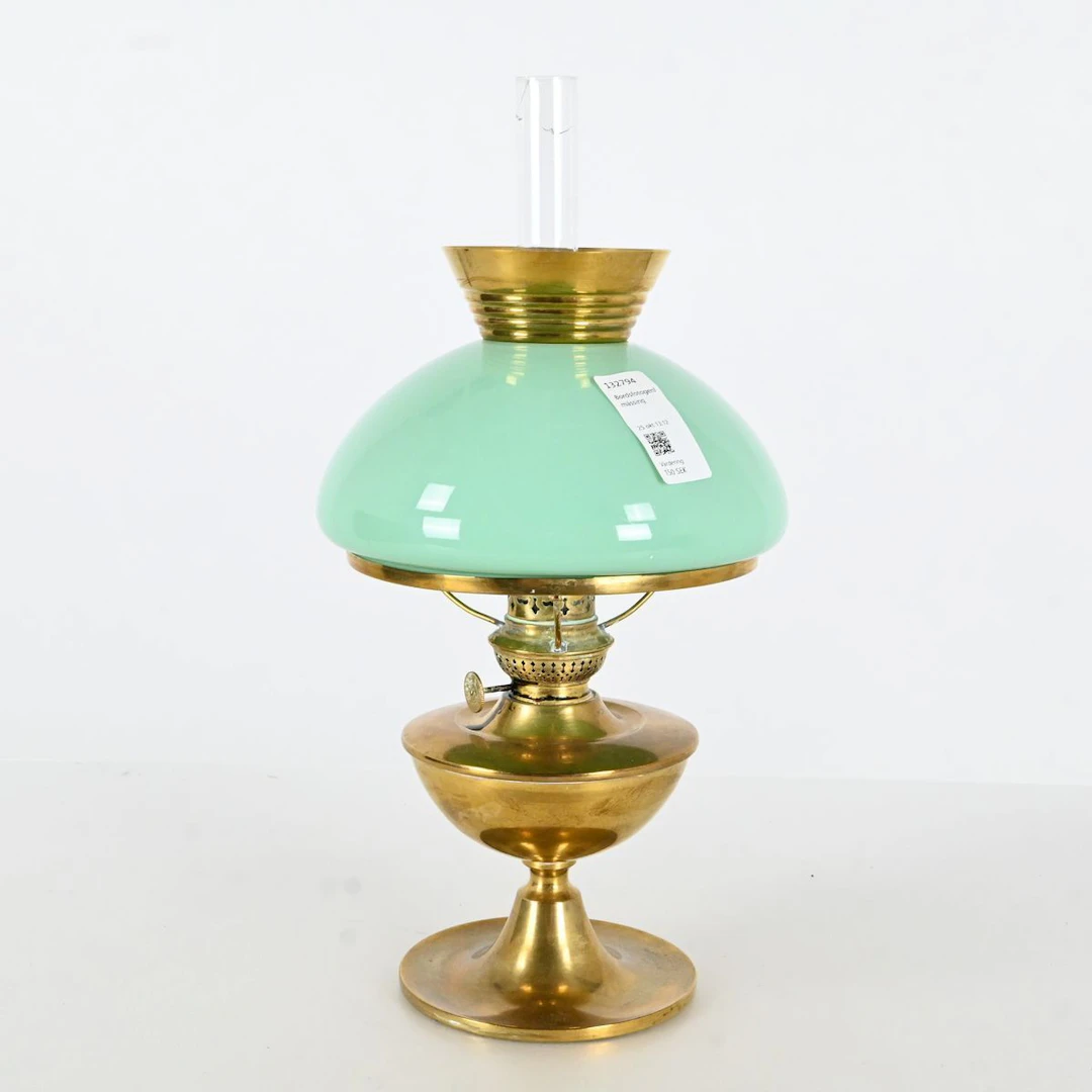 Bordsfotogenlampa, mässing