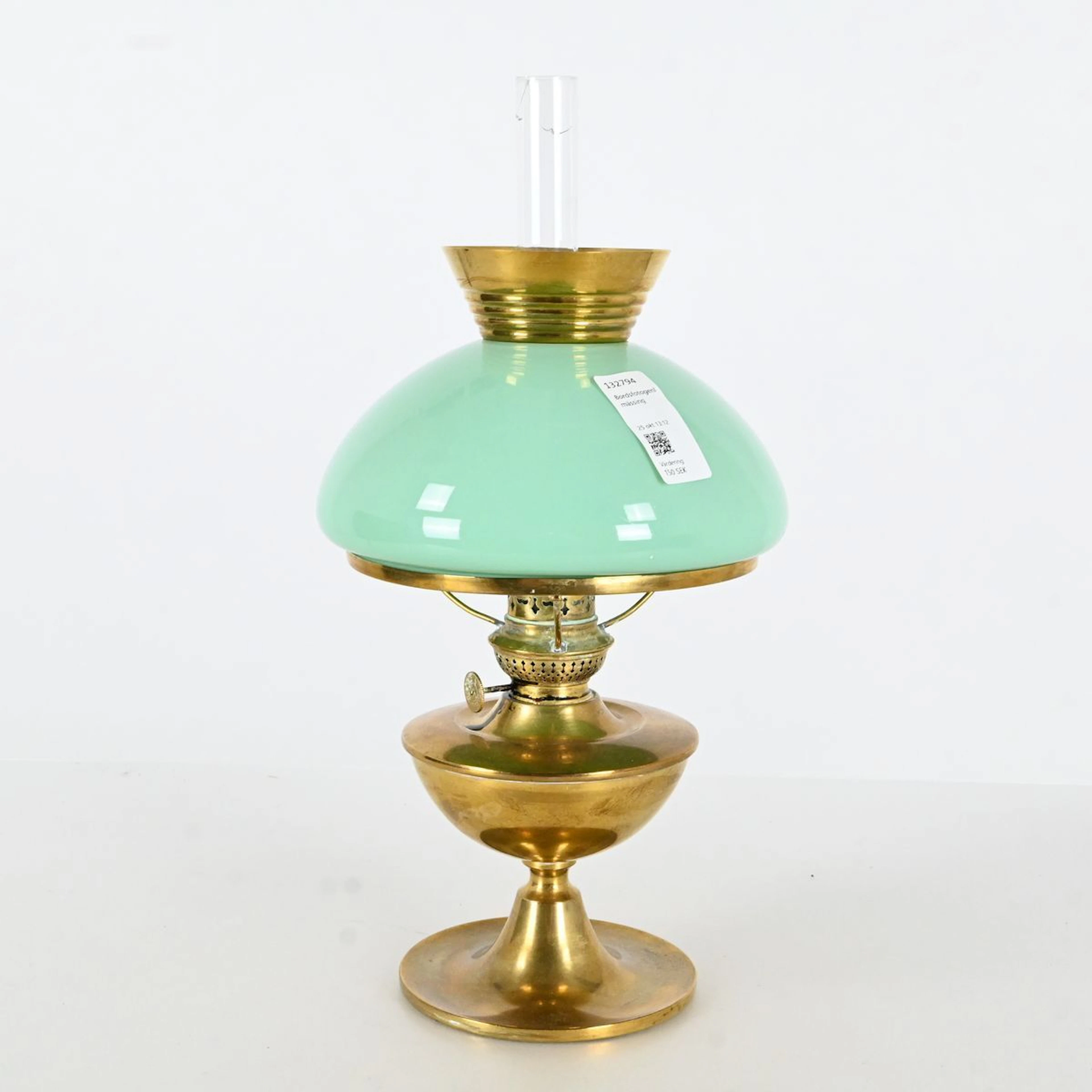 Bordsfotogenlampa, mässing