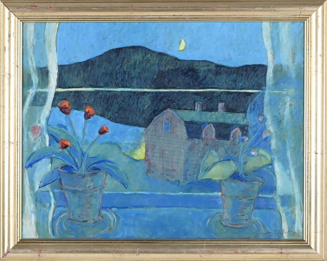 Jussi Taipaleenmäki, Olja på pannå "Blå natt, Matojärvi Tornedalen", 2002