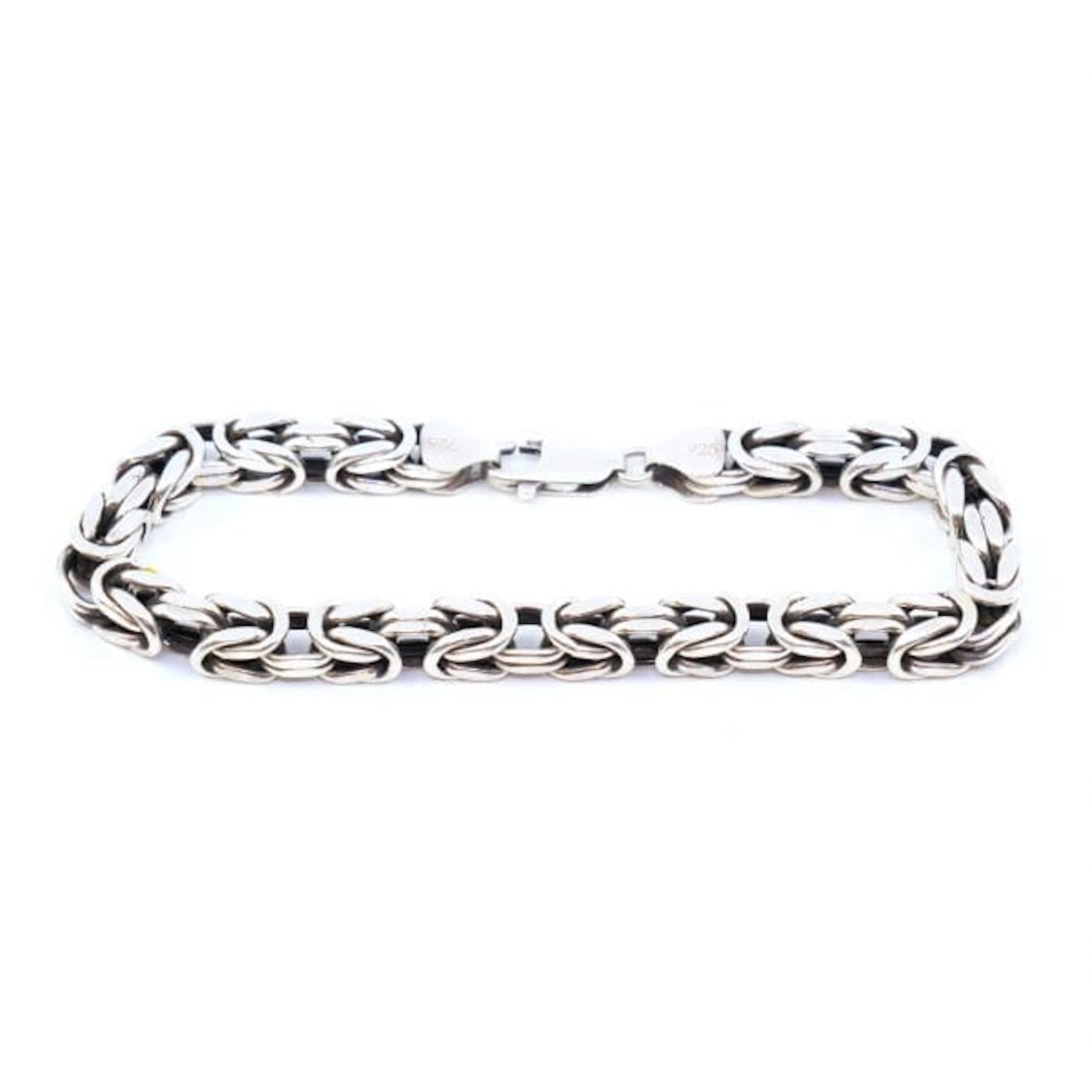 Armband ihålig Kejsarlänk Silver S925 23,9g Längd 23cm Bredd 6mm