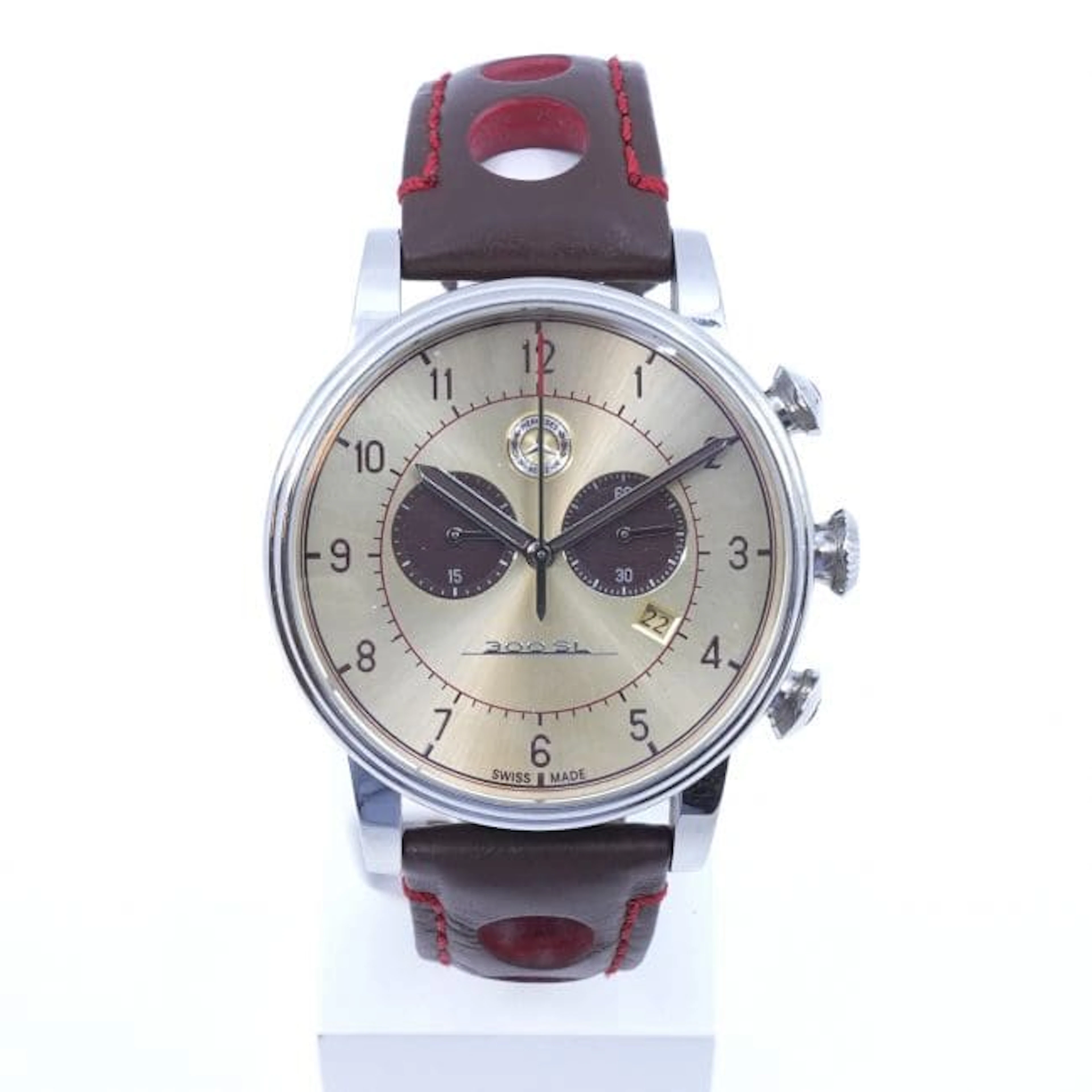 Armbandsur Mercedes Benz 300SL Stål Längd 18-23cm Boett 44mm