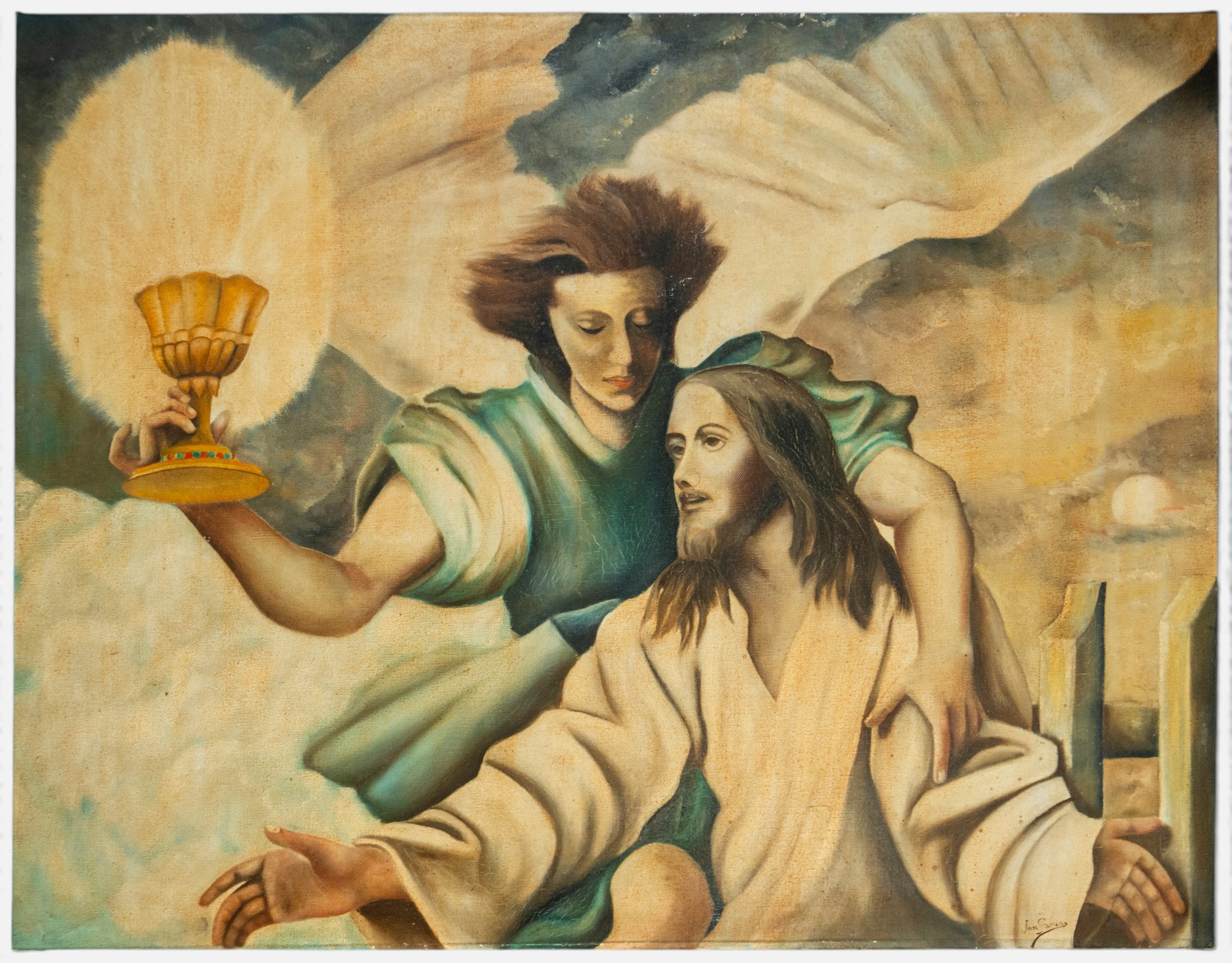 Christ and the Eucharist – Spanish School – 20th Century