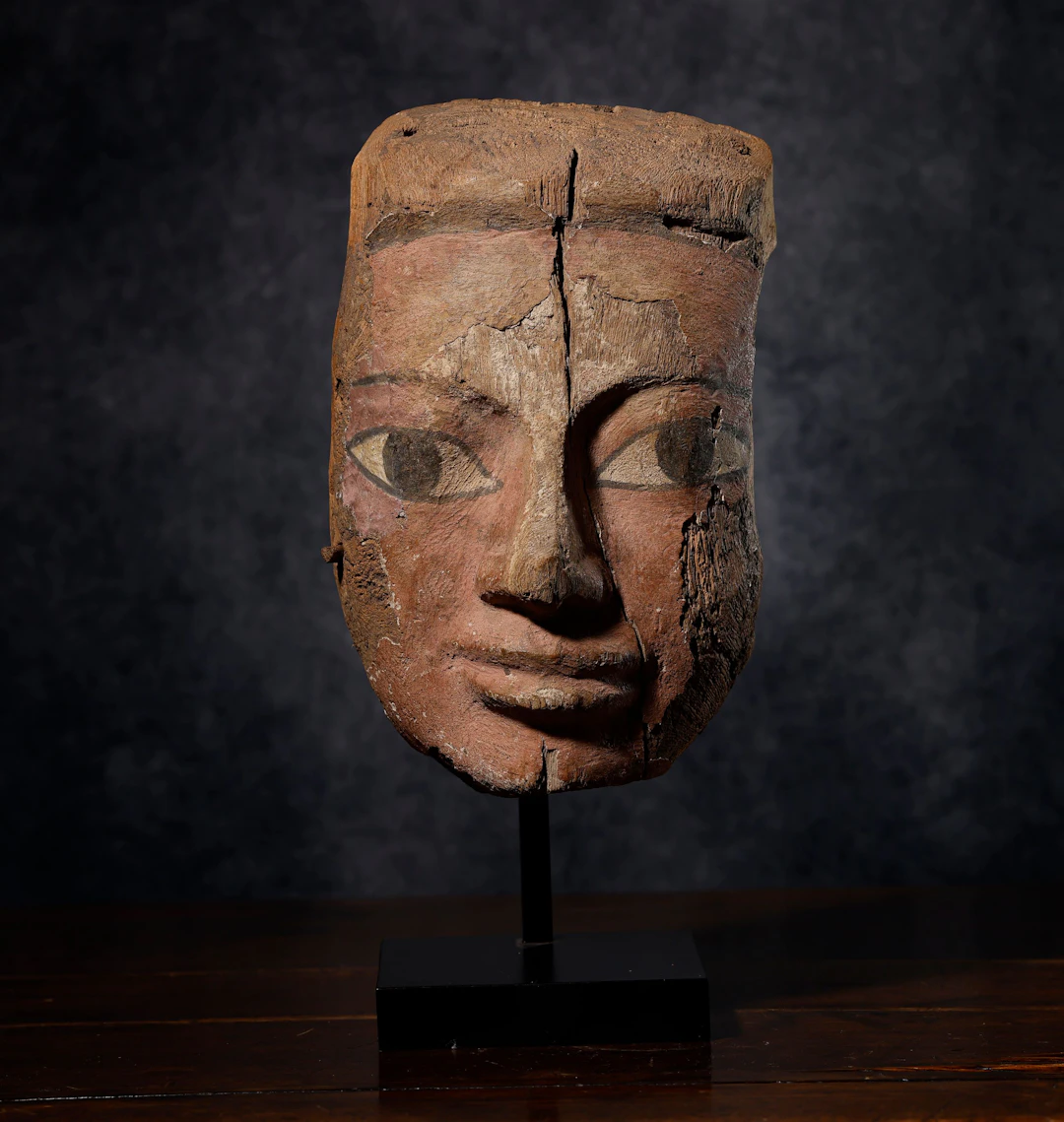 Egyptian funerary mask - Ancient Egypt, Late Period (722 - 332 BC)