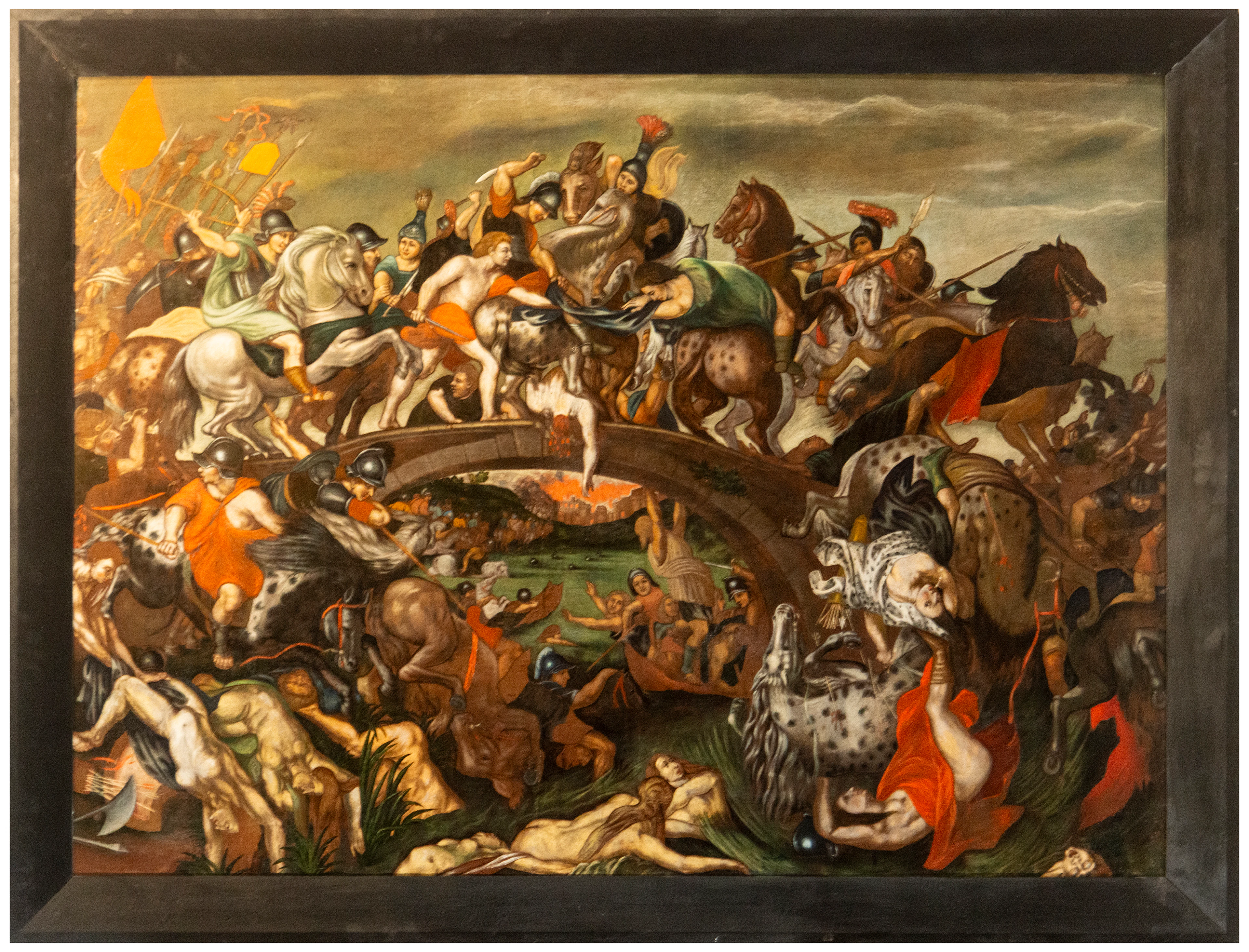 The Battle of the Amazons, following models by Peter Paul Rubens –