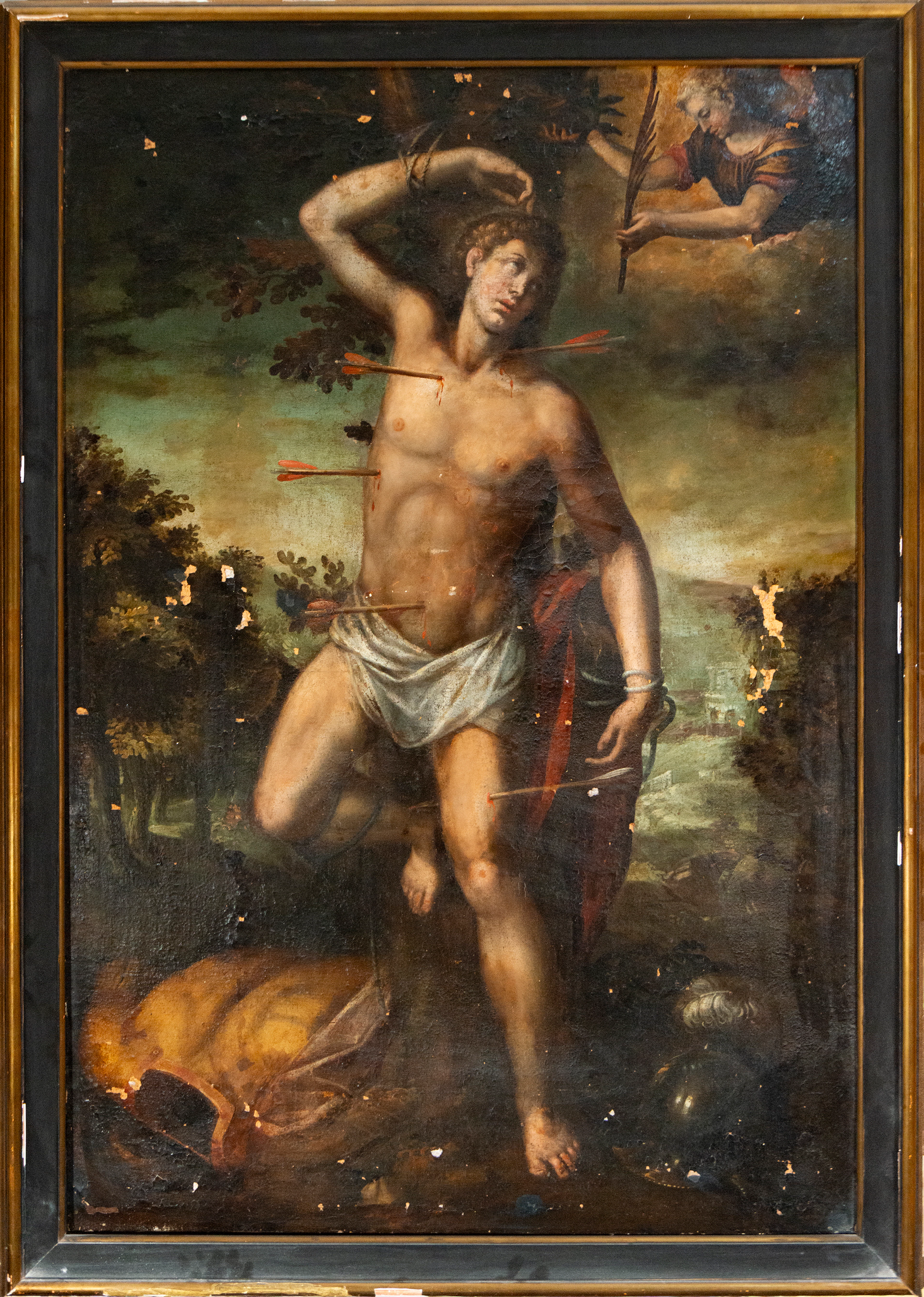 Martyrdom of Saint Sebastian – Bolognese Master. Italian School of