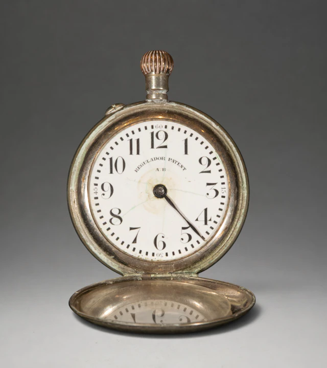 Pocket watch with protective cover