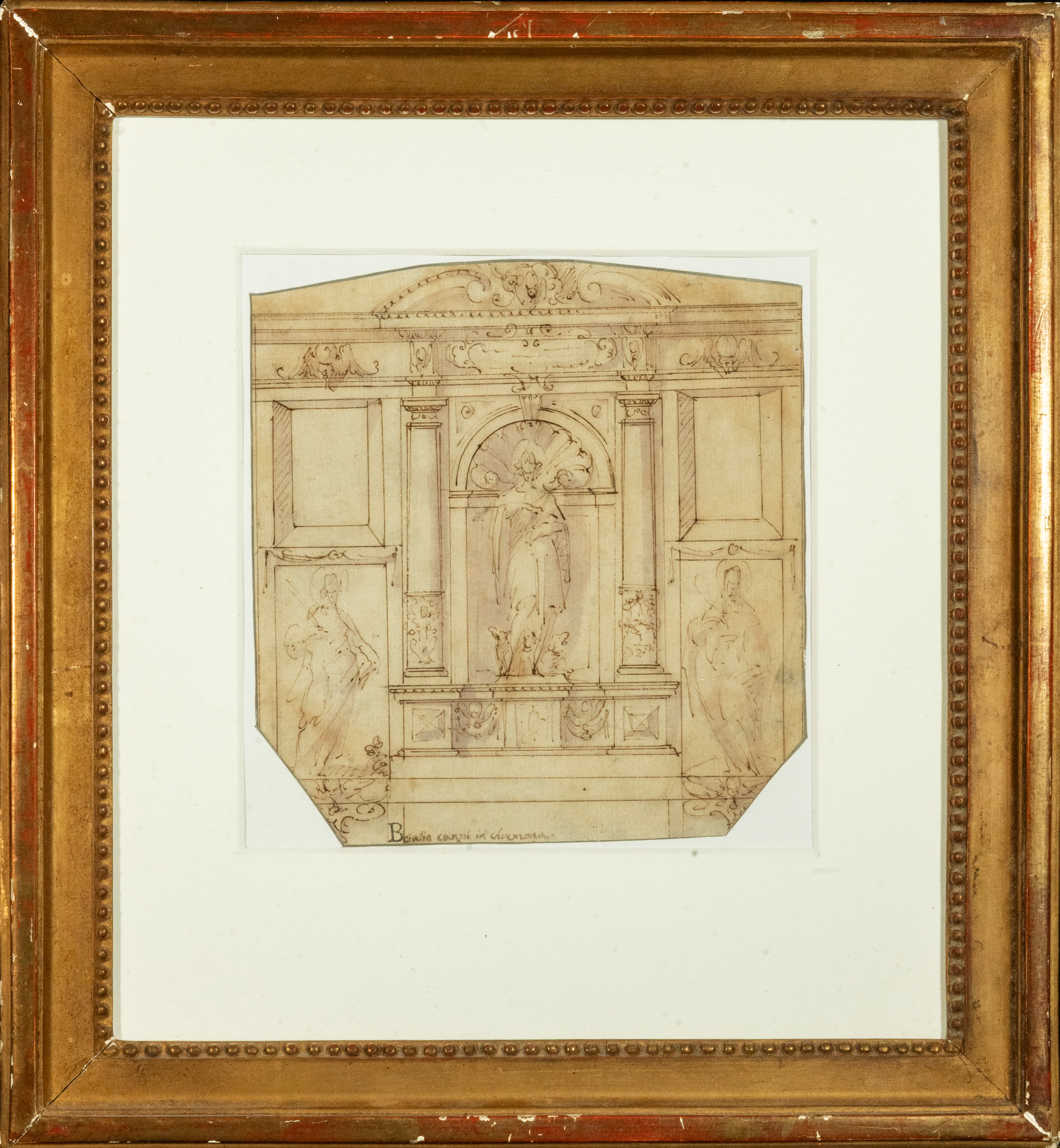 Giulio Campi (Cremona, 1508 - Cremona, March 5, 1573) ATTR. PORTICO