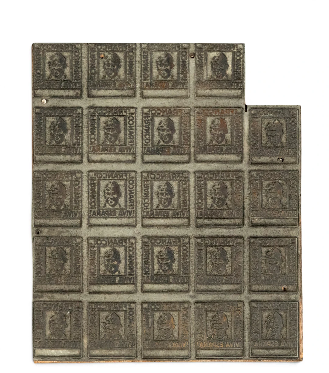 SPANISH CIVIL WAR - RARE SHEET OF STAMPS FROM THE FRANCOIST JUNTA