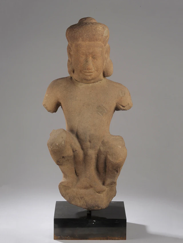 Male deity Vishnu, Khmer, Cambodia, 12th-13th centuries. ASIAN ART - ASIA