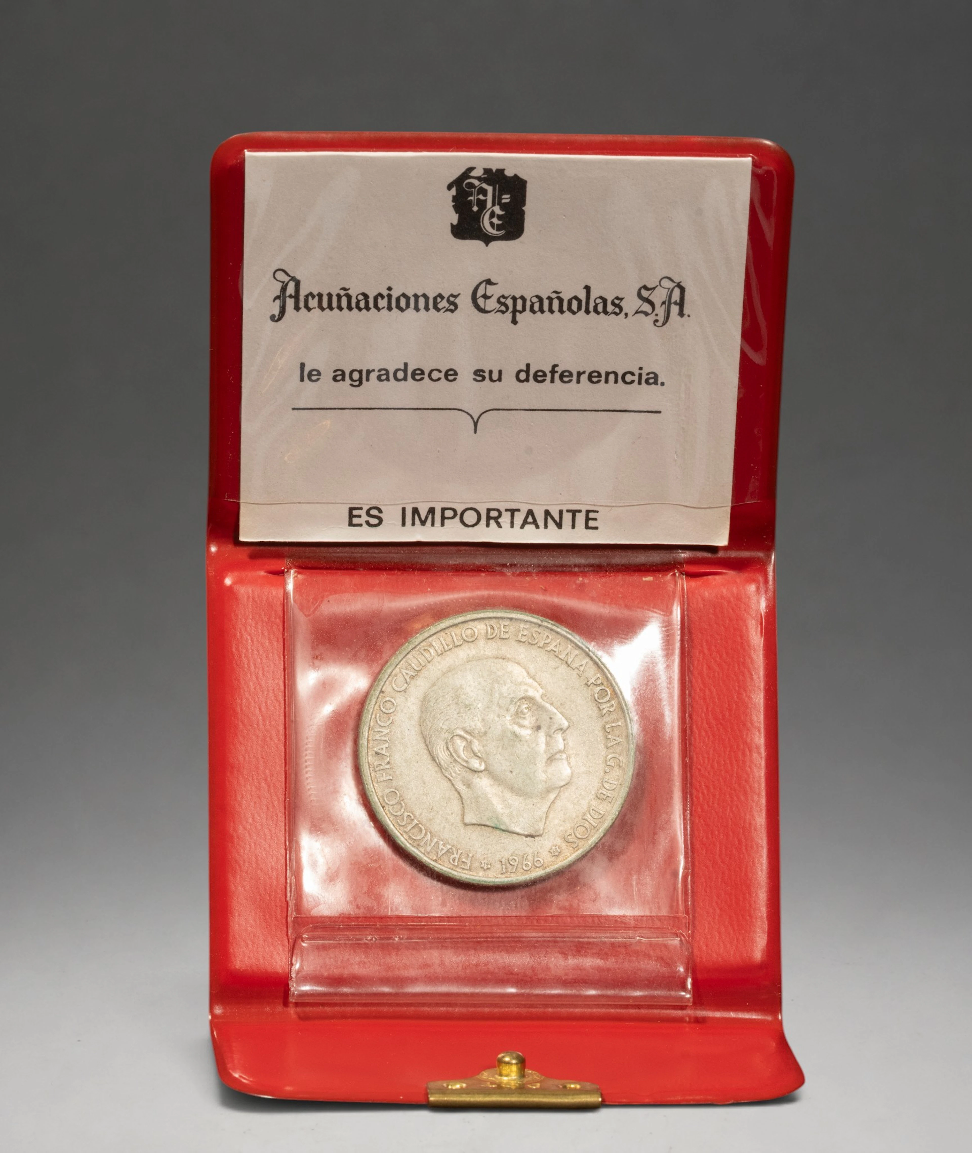 SILVER - COINS - 100 PESETAS FRANCO 1966