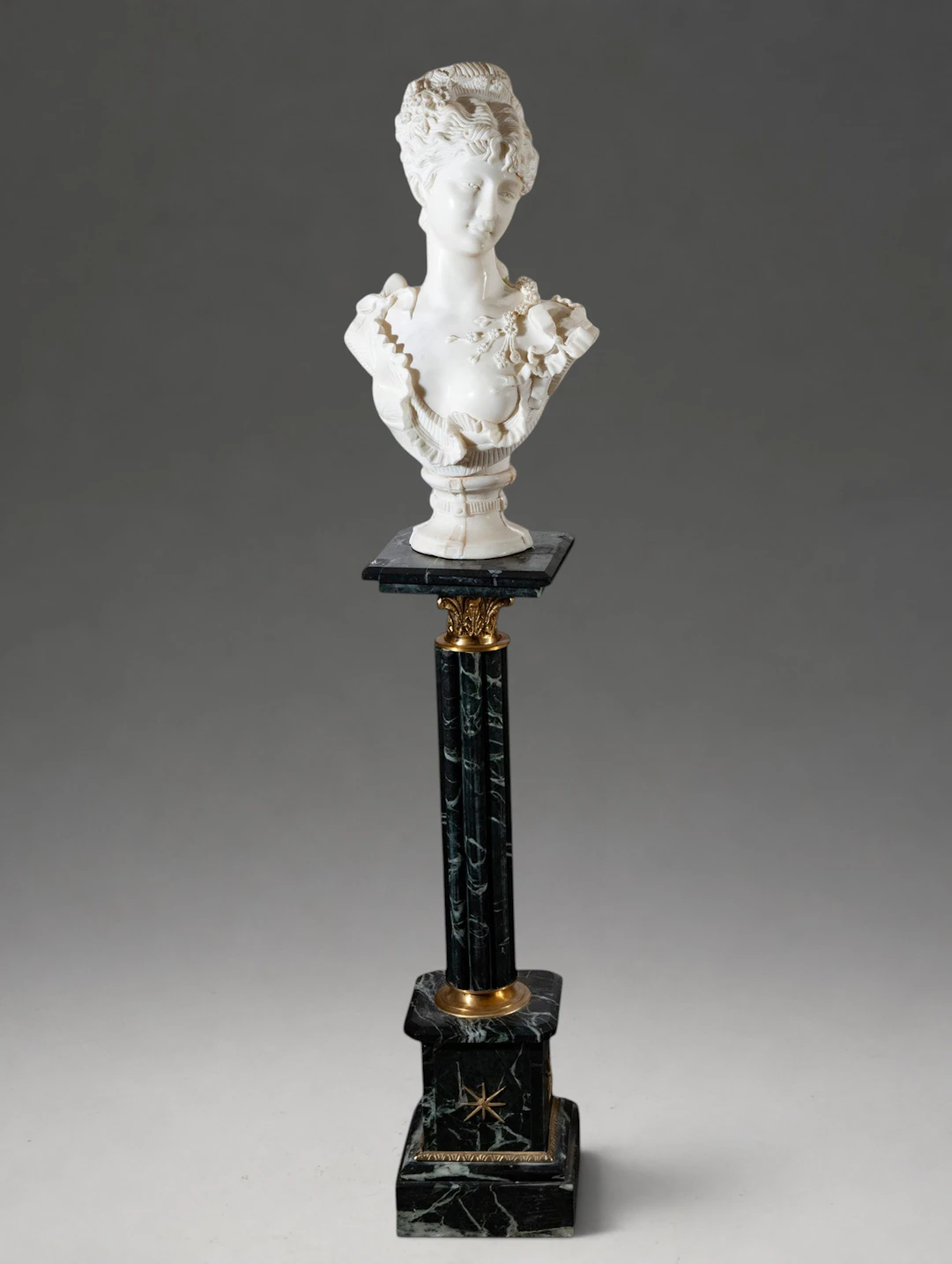 Bust of a Lady, French School, 19th century