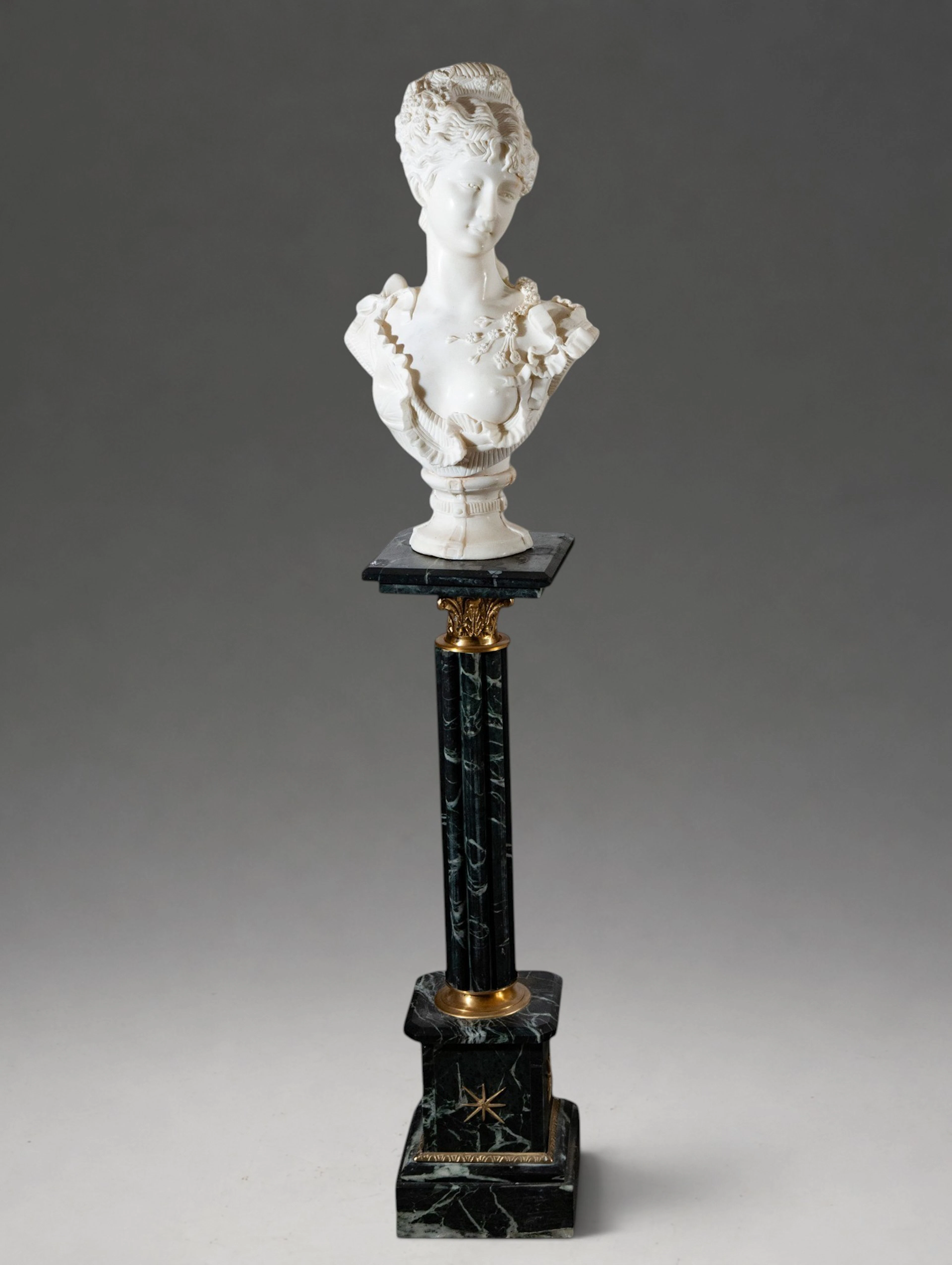 Bust of a Lady, French School, 19th century