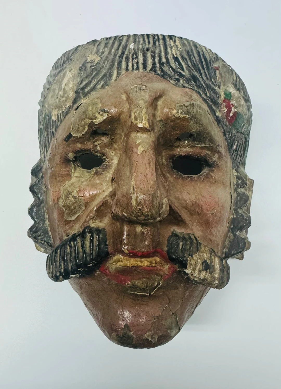 “Conquistador” dance mask, Guatemala, 19th century