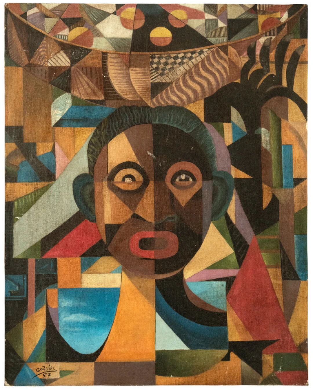 JAIME COLSÓN (DOMINICAN, 1901-1975) OIL ON TABLEX - LATIN AMERICAN ART