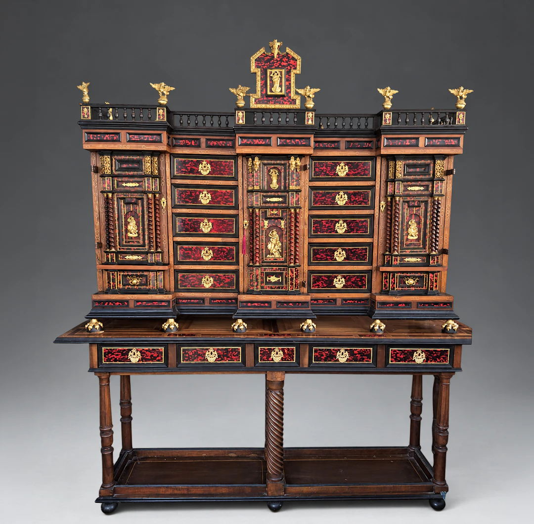 MONUMENTAL FLAMENCO CABINET, 19TH CENTURY