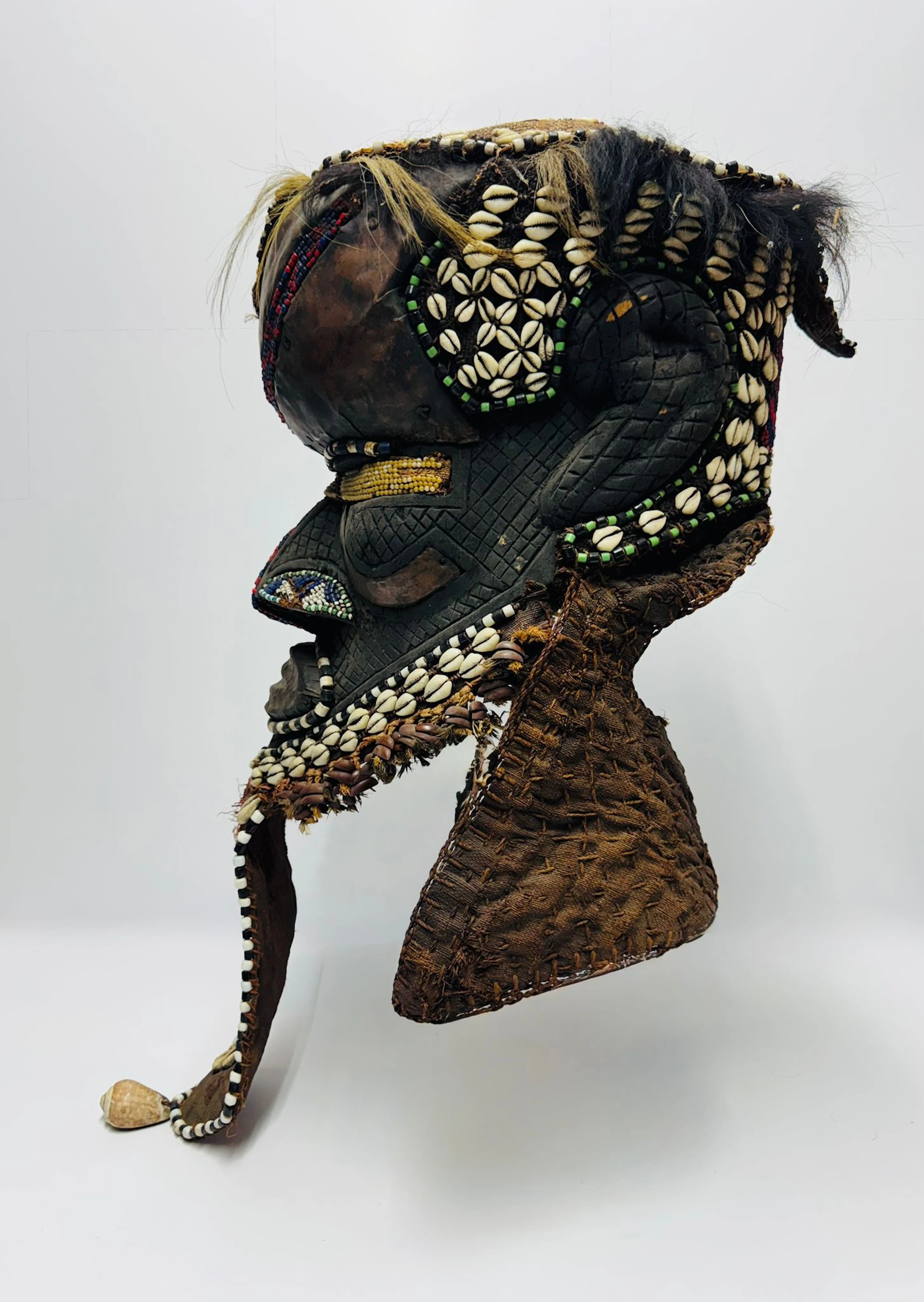 Bushoongo helmet-mask. Kuba Congo