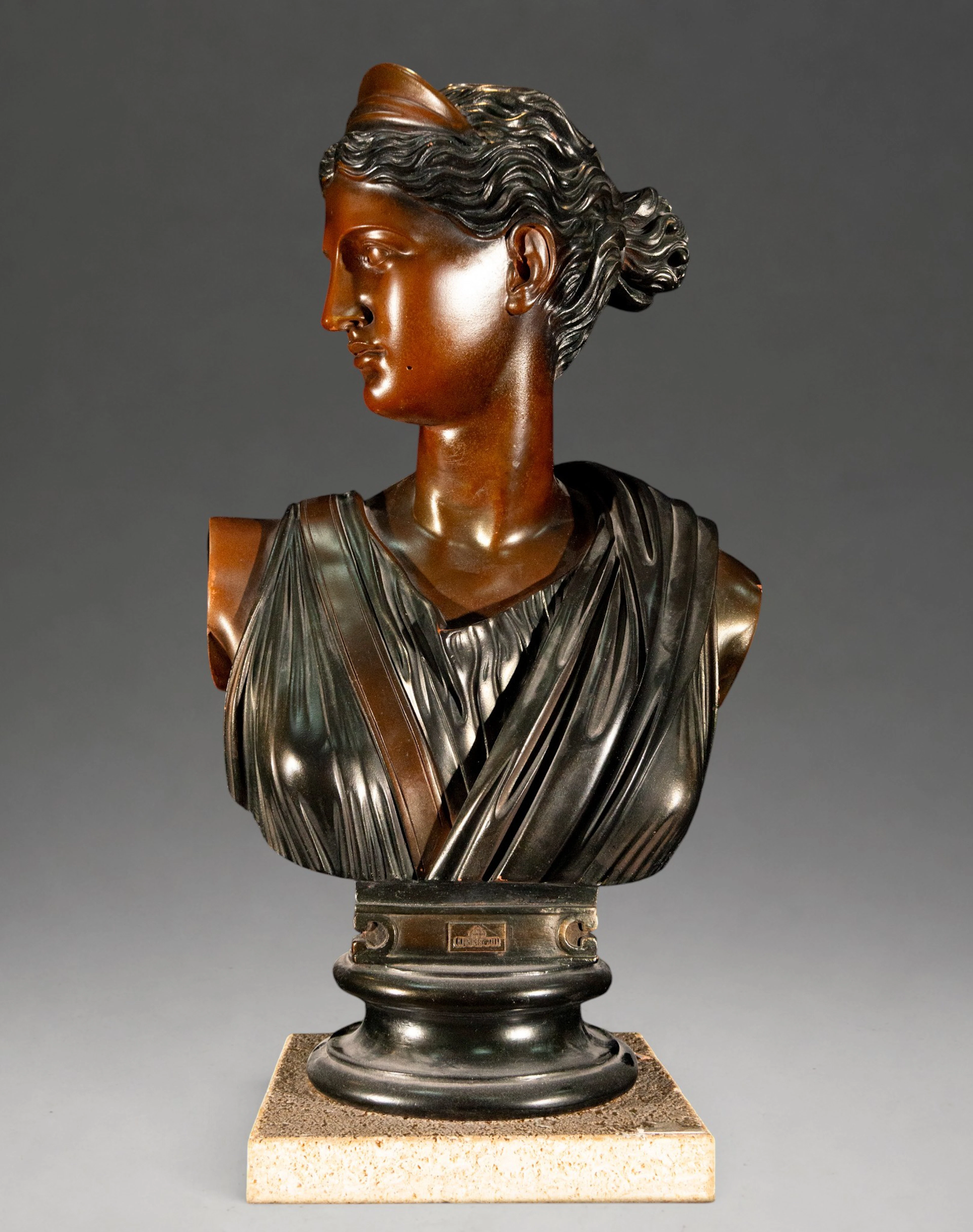 Classical-inspired female bust – 20th century