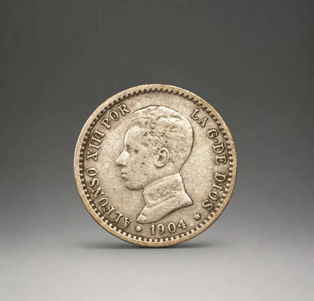 SILVER - COINS - 50 CENT ALFONSO XIII