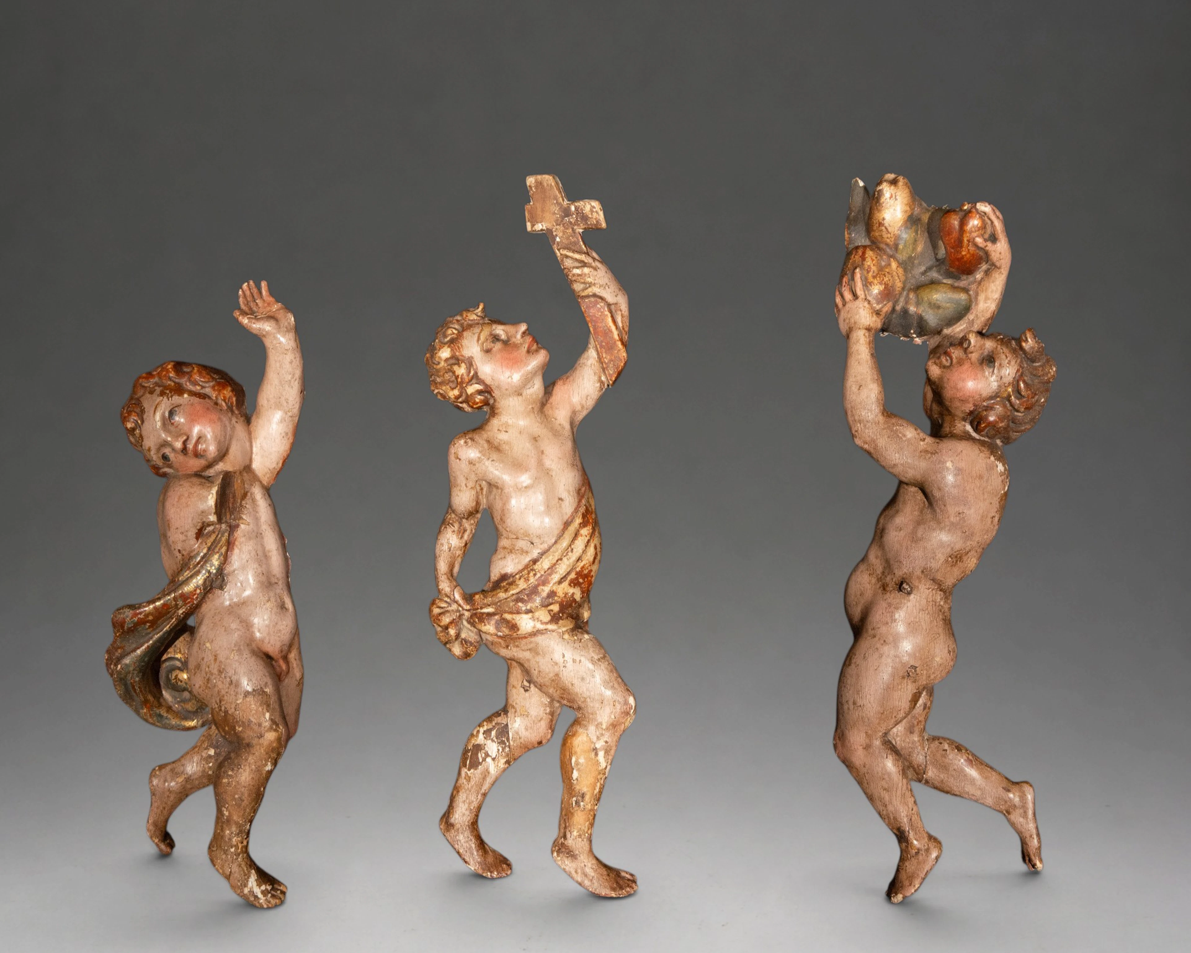 Set of three children – Circle of Alonso Berruguete – 16th century
