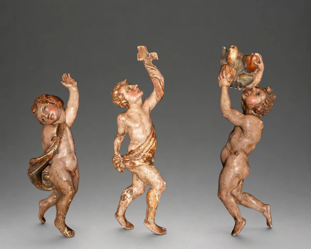 Set of three children – Circle of Alonso Berruguete – 16th century