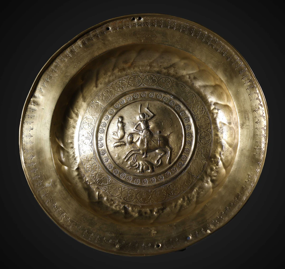 Large Alms Plate from Nuremberg, Germany, 16th/17th century