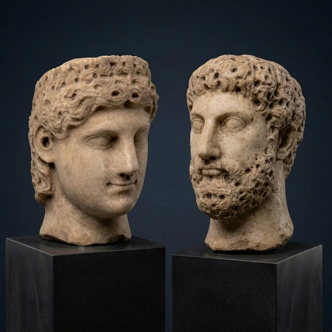 Heads of a Roman Emperor and Venus, Italy