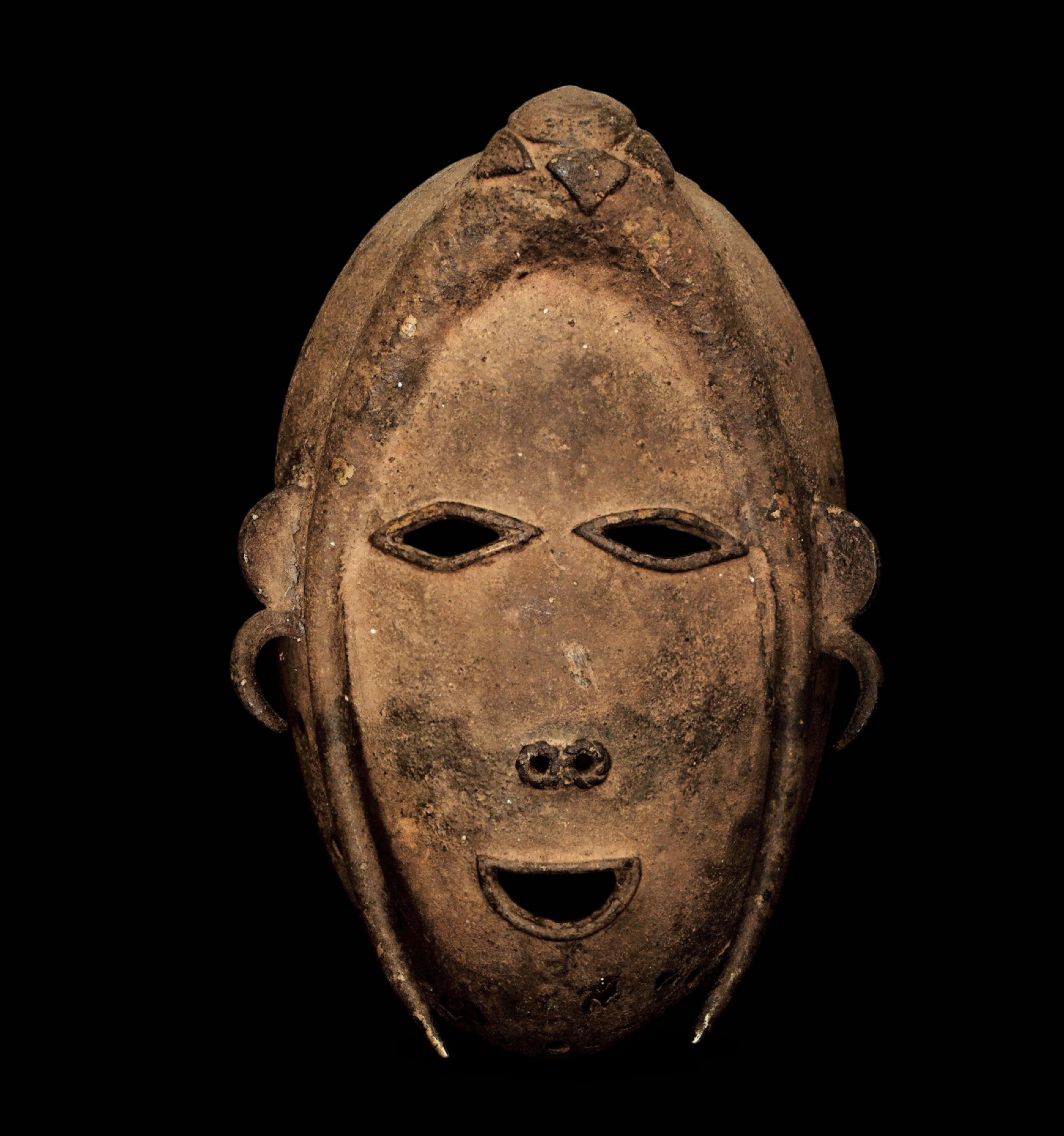 Metal mask, Ligbi, Ivory Coast, 19th-20th centuries