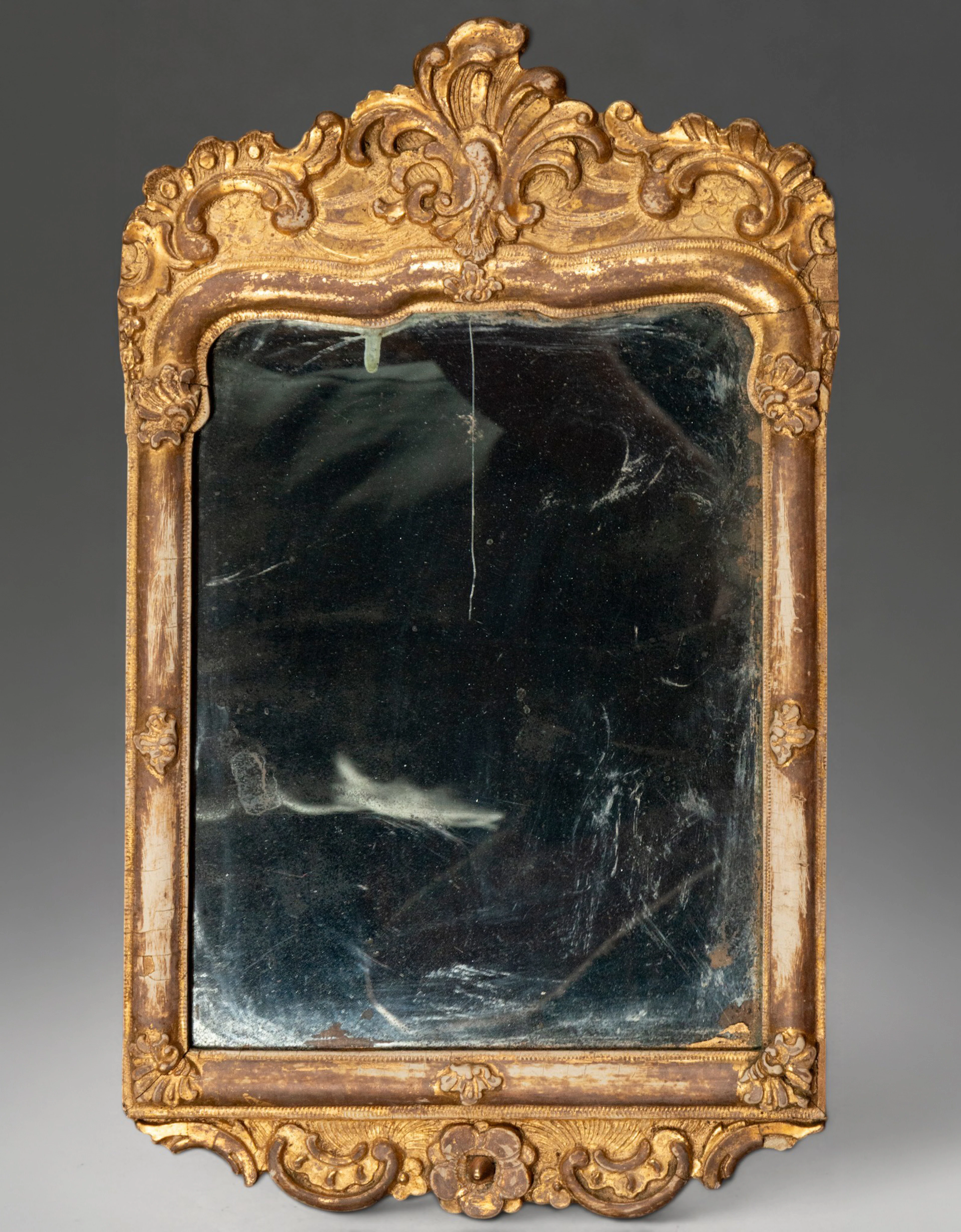 Carved and gilded wooden cornucopia, Rococo style – 19th century