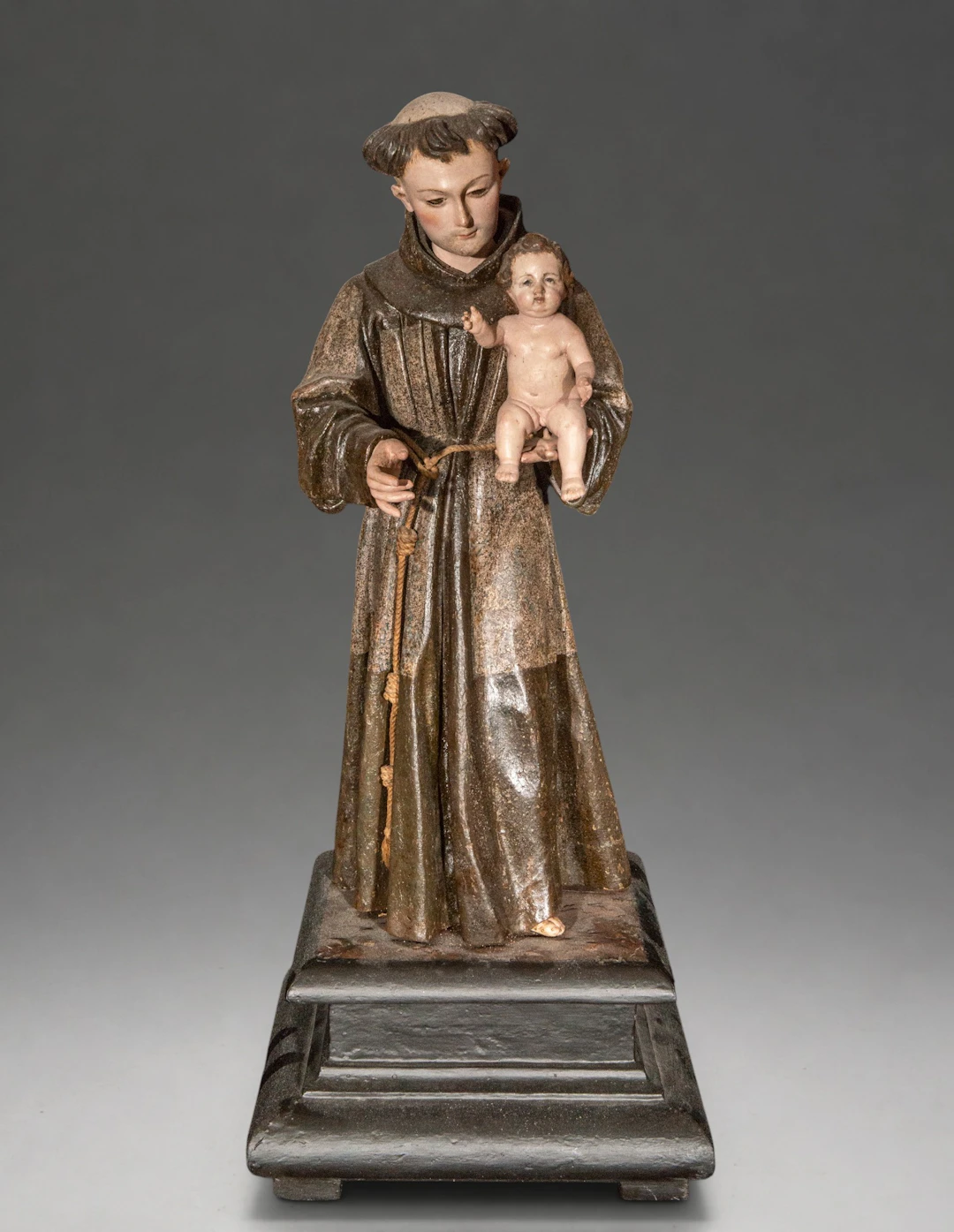 Saint Anthony with the Child Jesus – Attributed to Pedro de Mena.