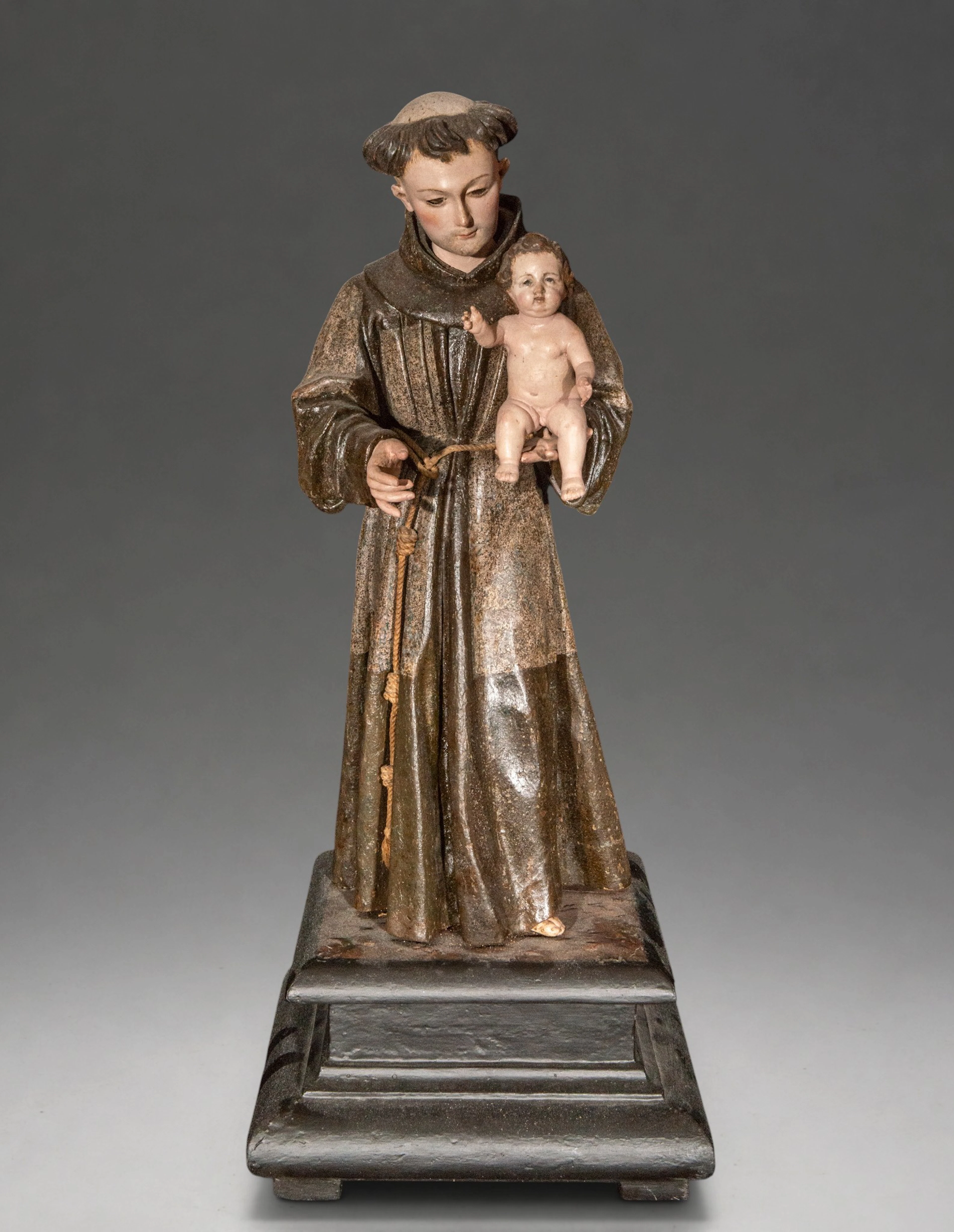 Saint Anthony with the Child Jesus – Attributed to Pedro de Mena.