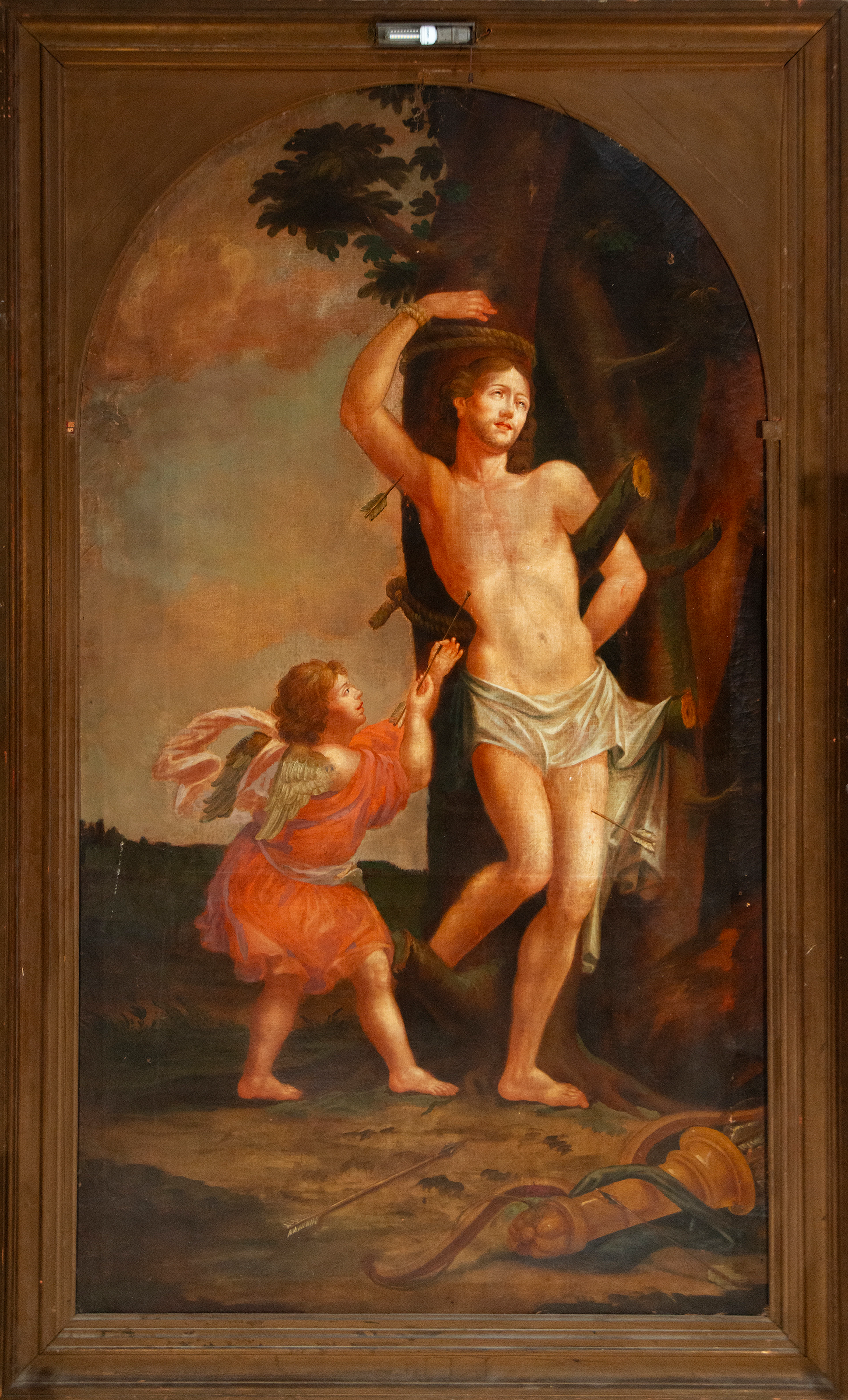Martyrdom of Saint Sebastian – European Master – 18th Century