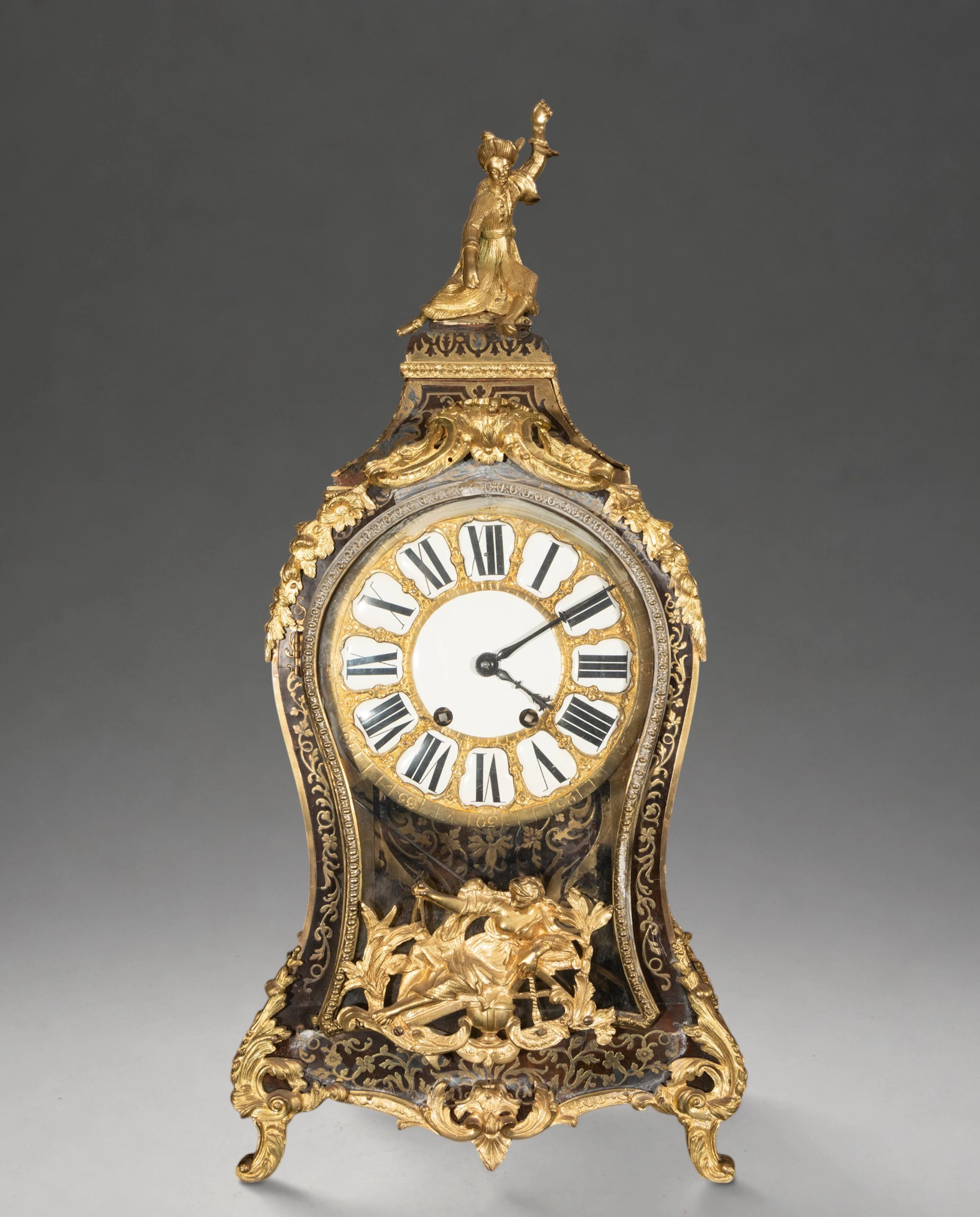 Important French Boullé Clock - 18th - 19th Century